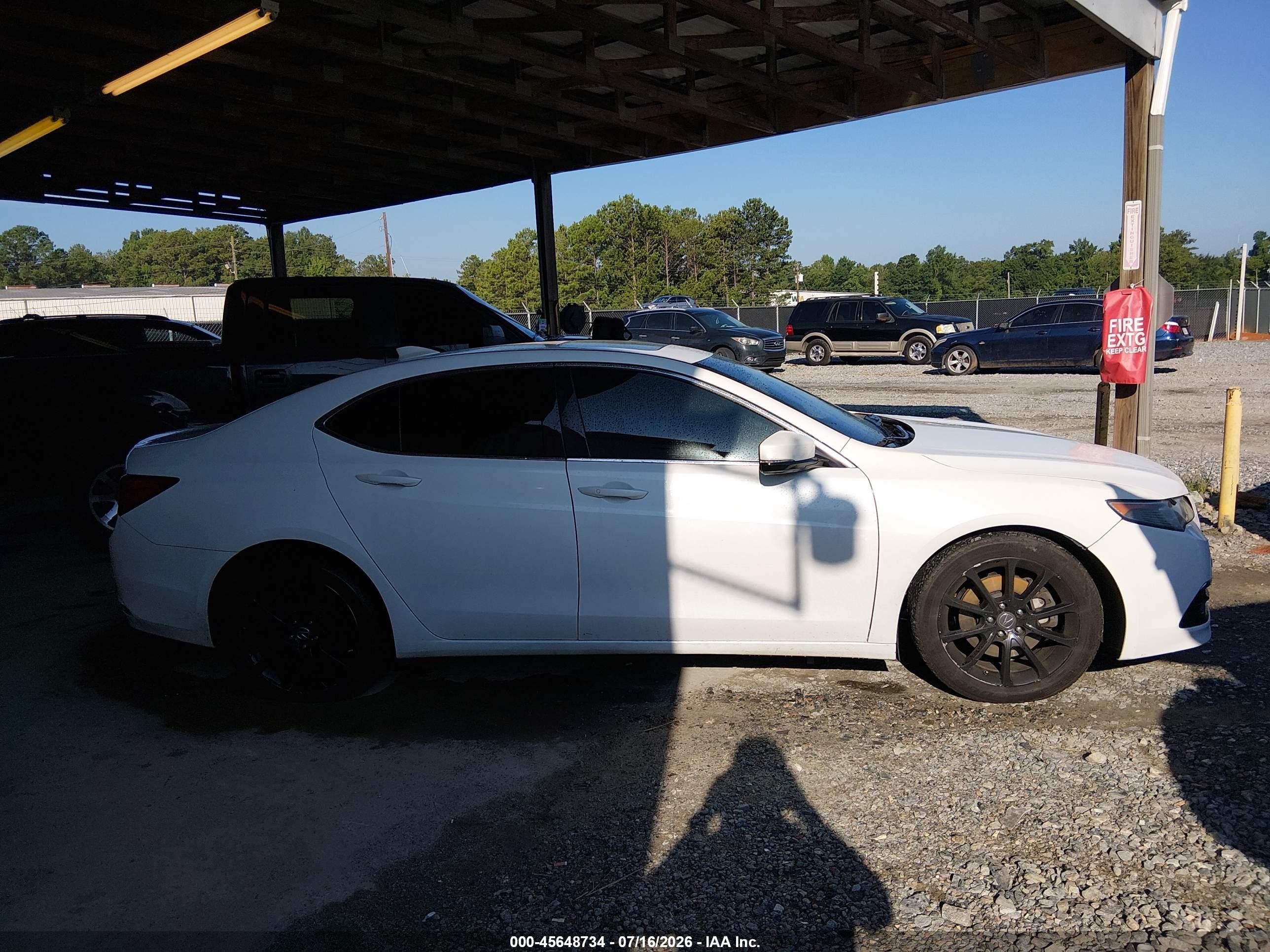 2015 Acura Tlx V6 Tech White vin: 19UUB2F50FA002264