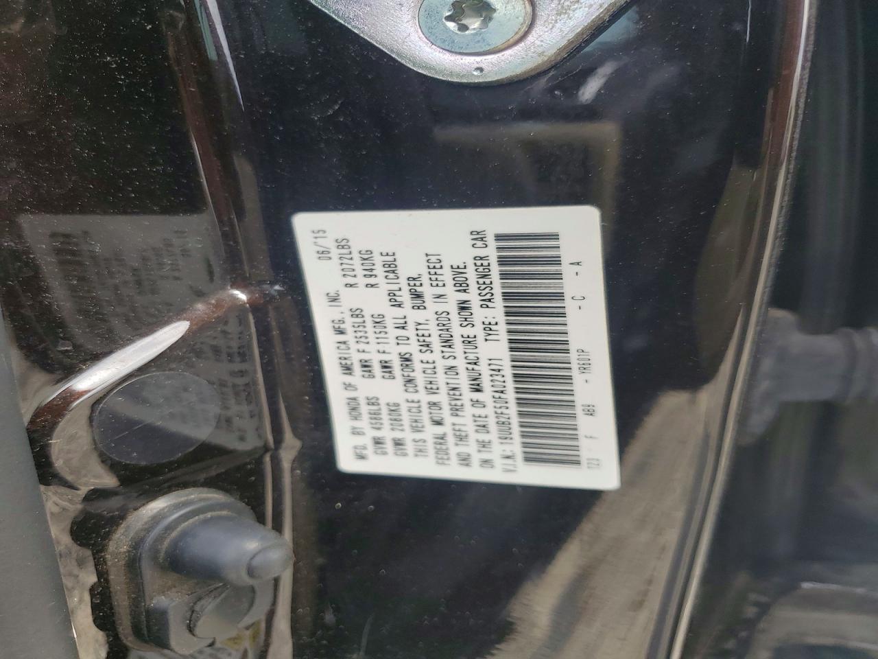 2015 Acura Tlx Tech Blue vin: 19UUB2F50FA023471