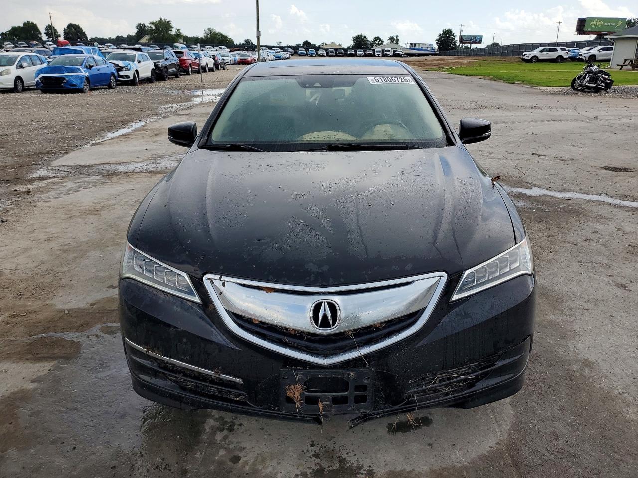 2015 Acura Tlx Tech Черный vin: 19UUB2F50FA026449