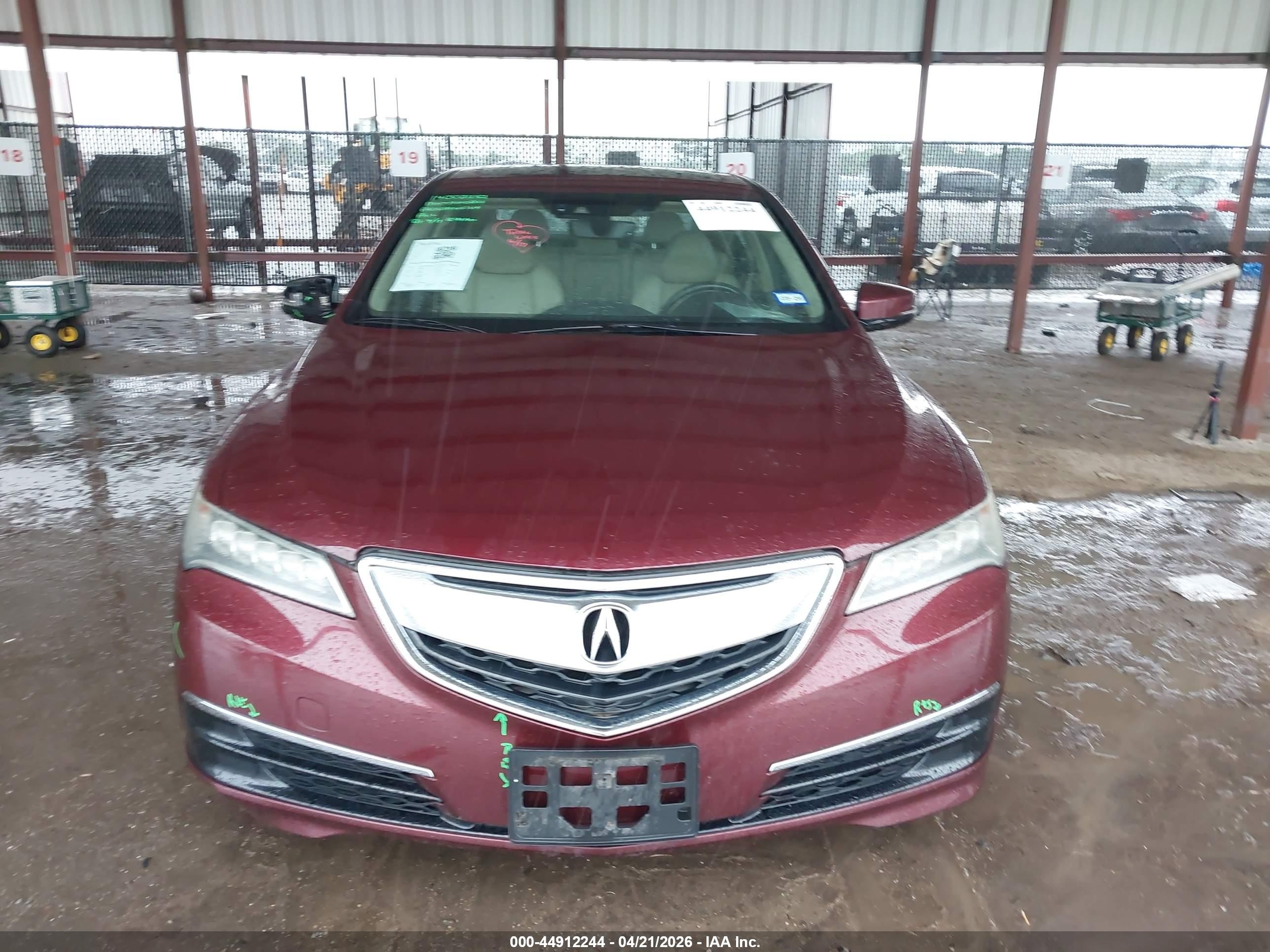 2016 Acura Tlx V6 Tech Maroon vin: 19UUB2F50GA003562
