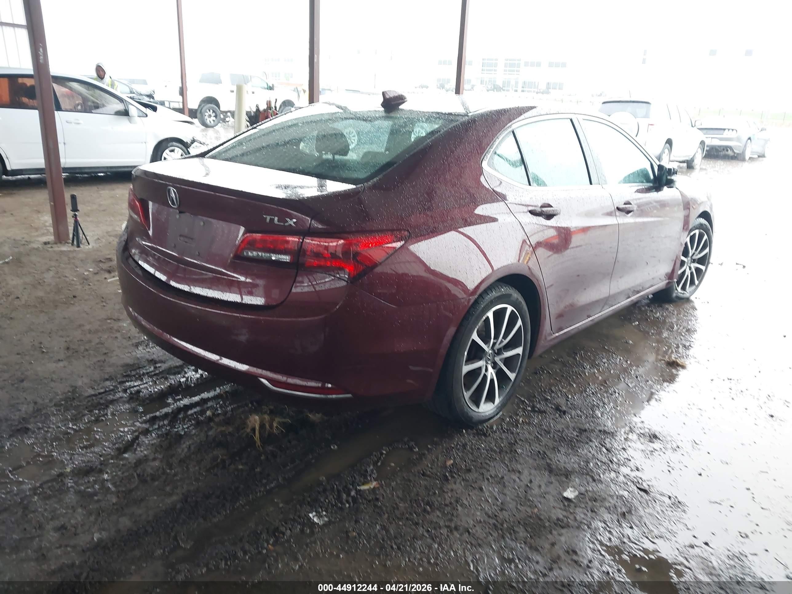 2016 Acura Tlx V6 Tech Maroon vin: 19UUB2F50GA003562