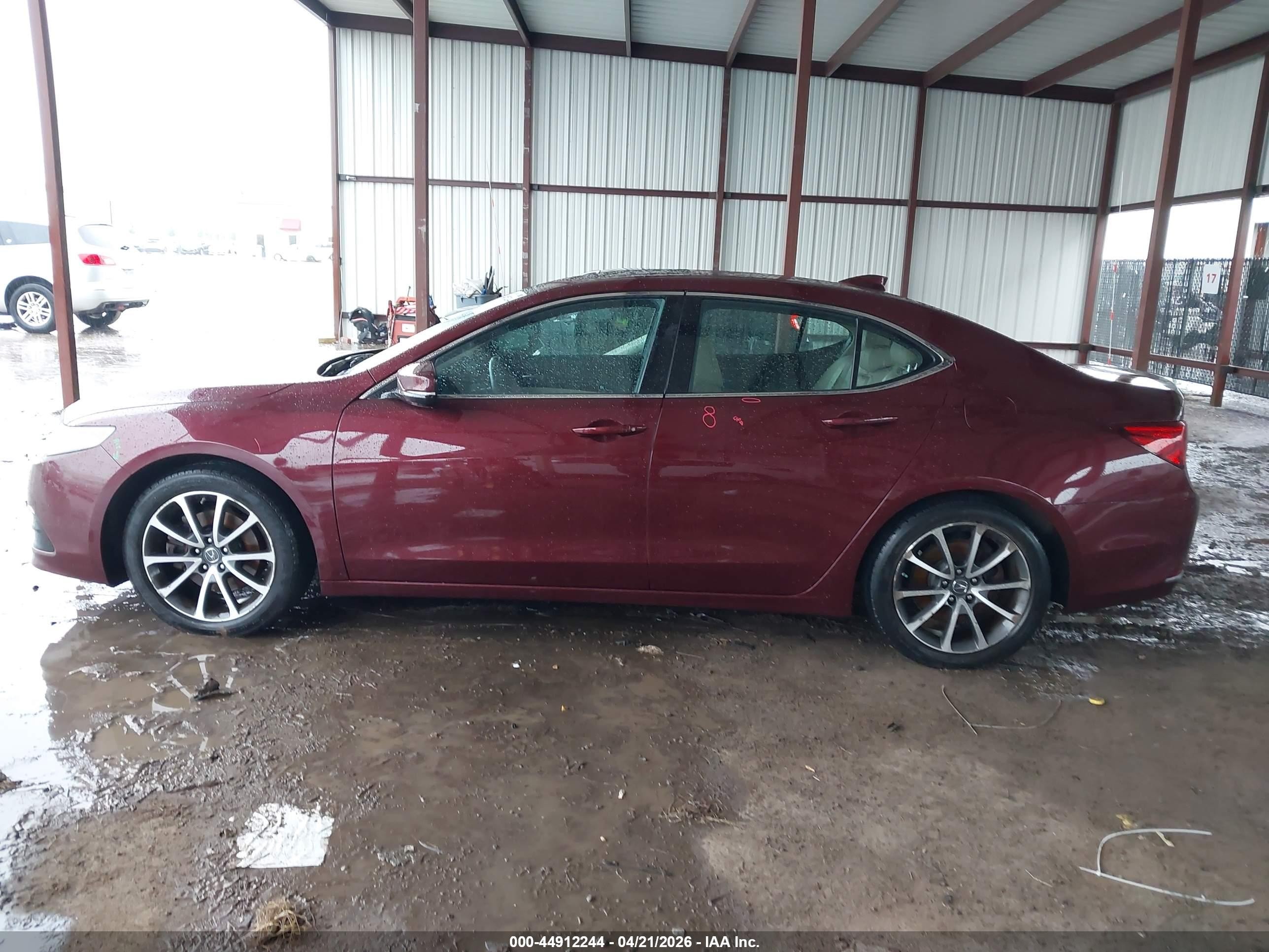 2016 Acura Tlx V6 Tech Maroon vin: 19UUB2F50GA003562