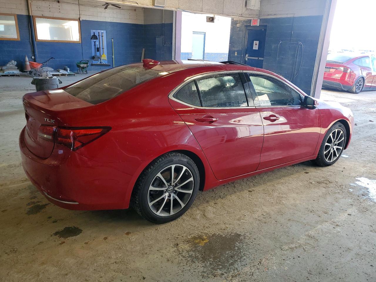 2017 Acura Tlx Tech Красный vin: 19UUB2F50HA003059