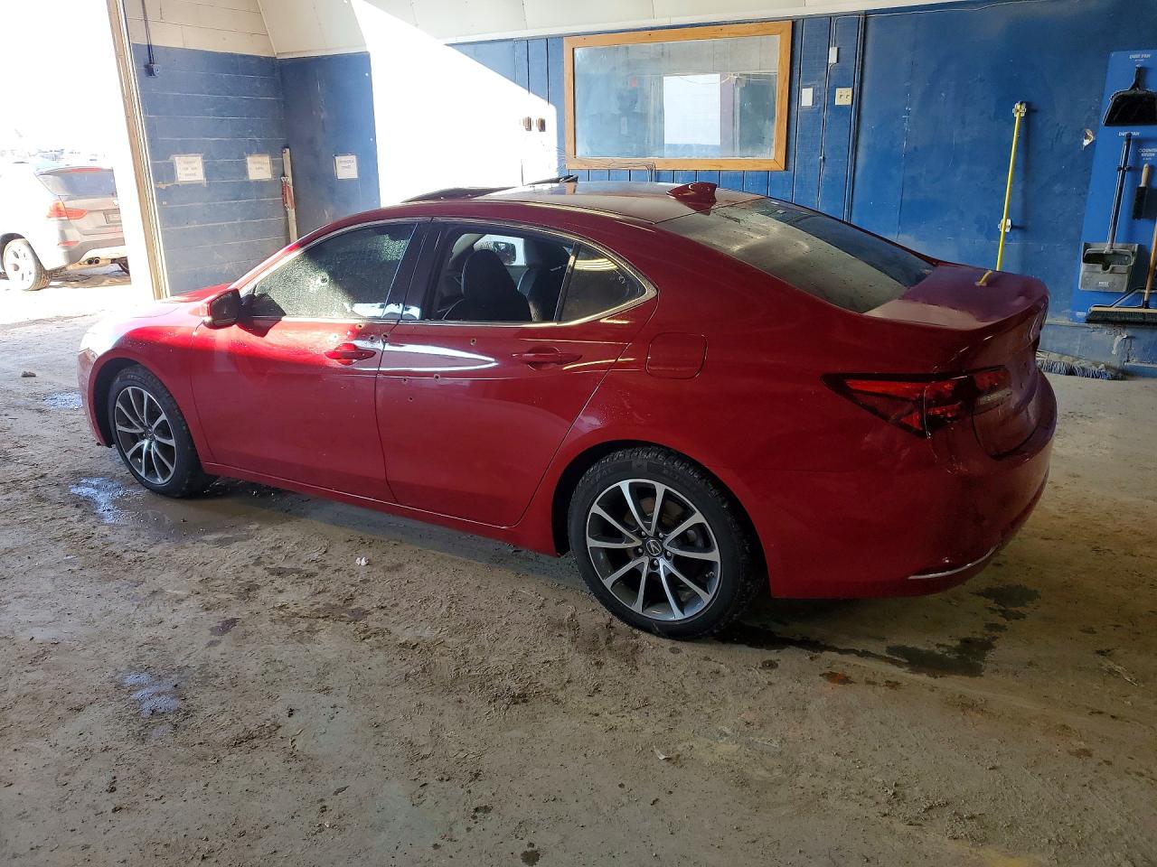 2017 Acura Tlx Tech Красный vin: 19UUB2F50HA003059