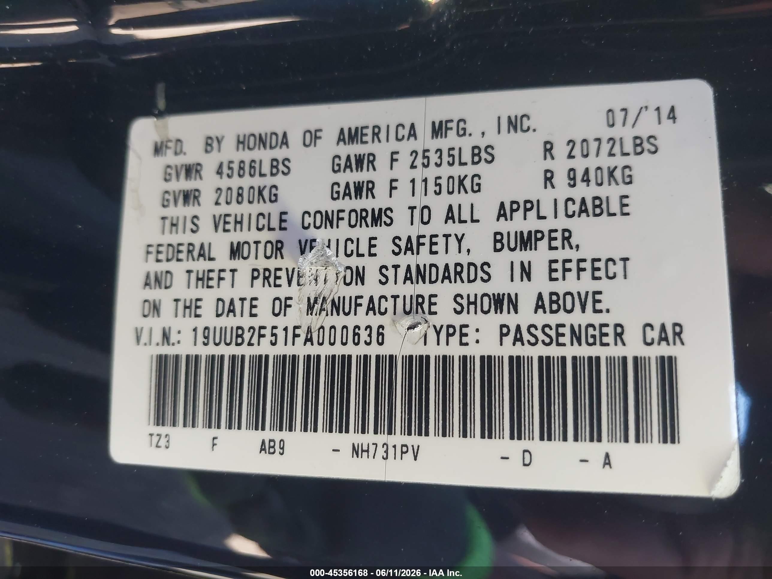 2015 Acura Tlx V6 Tech Black vin: 19UUB2F51FA000636
