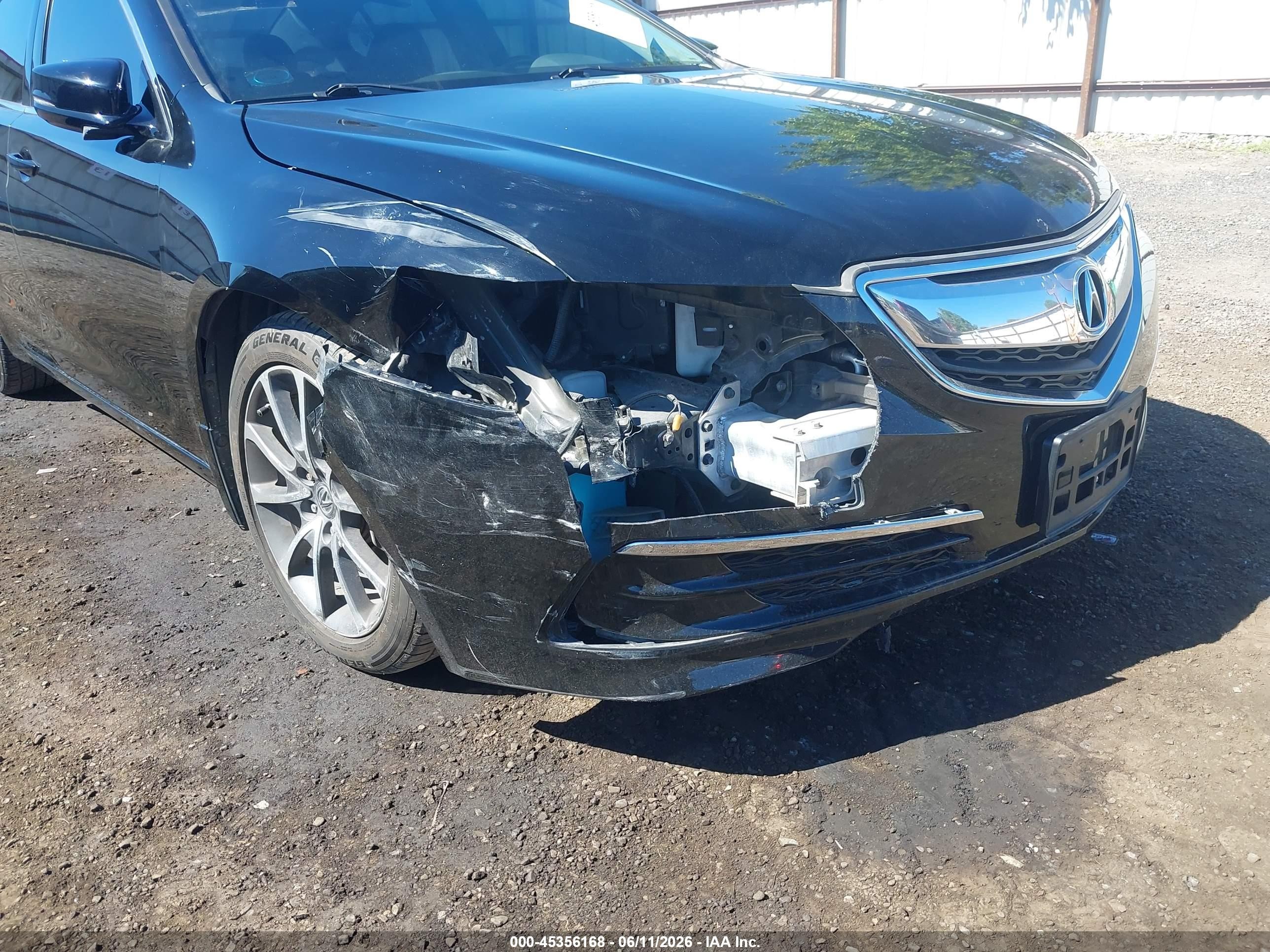 2015 Acura Tlx V6 Tech Black vin: 19UUB2F51FA000636