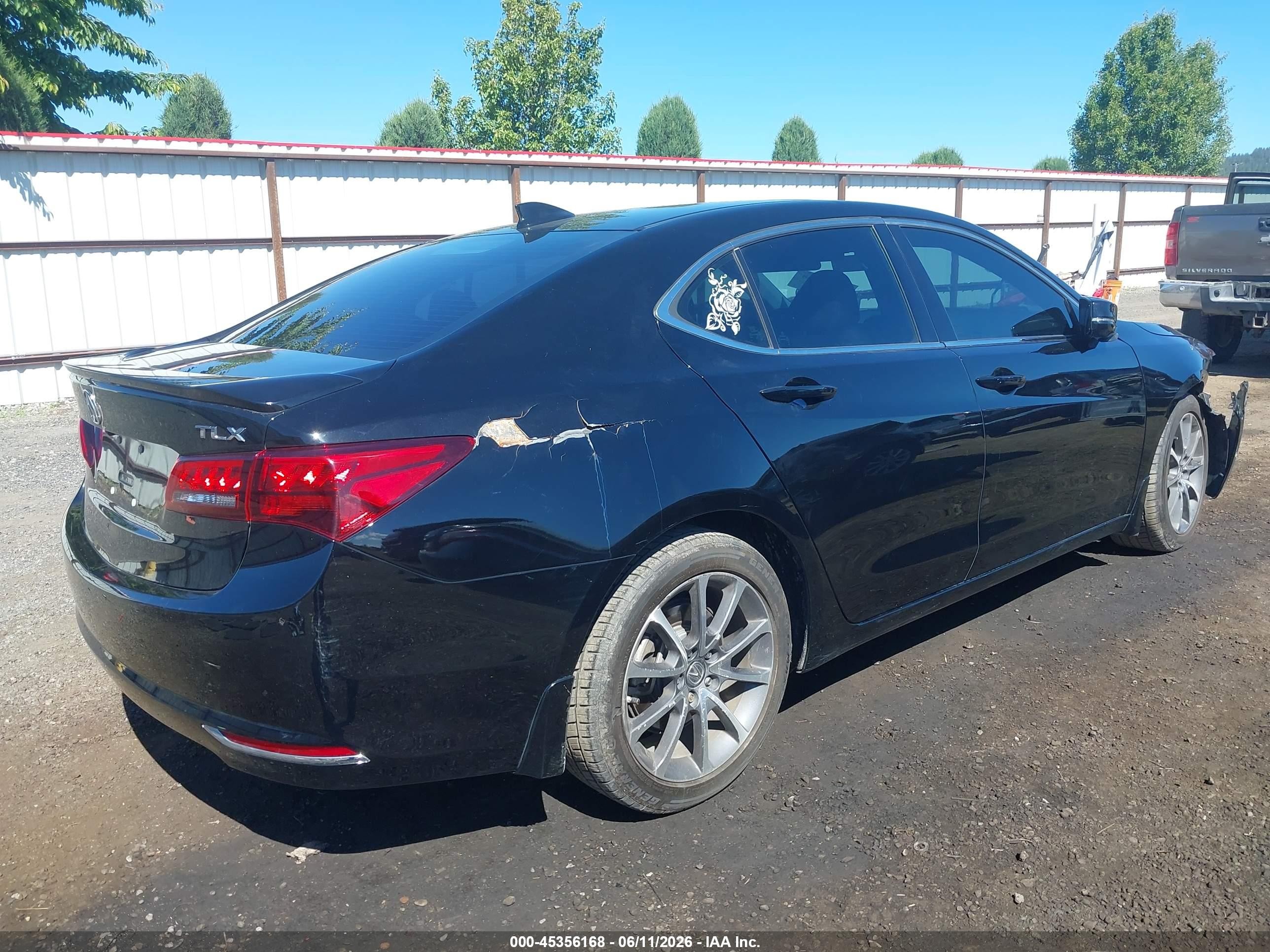 2015 Acura Tlx V6 Tech Black vin: 19UUB2F51FA000636