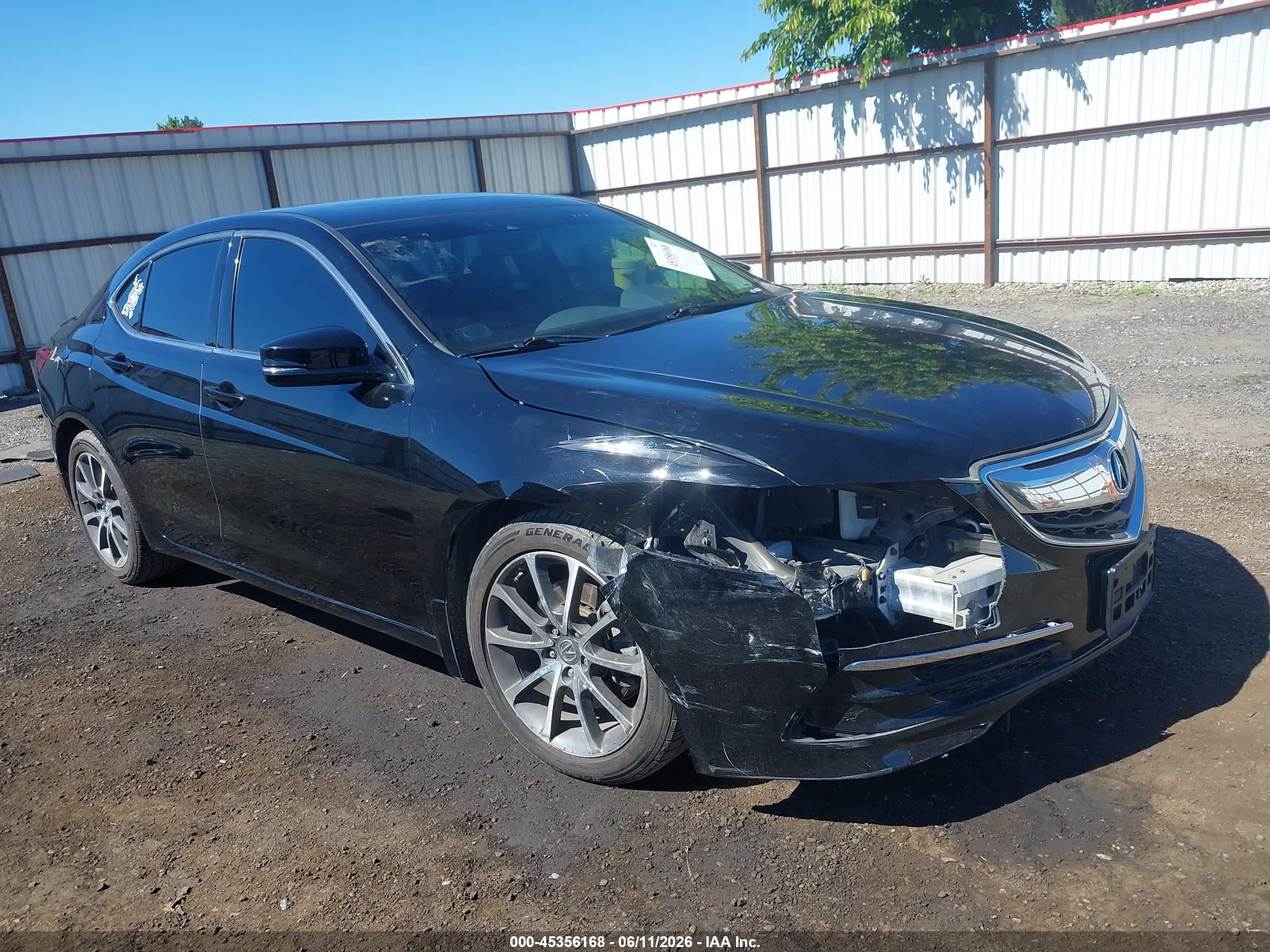 2015 Acura Tlx V6 Tech Black vin: 19UUB2F51FA000636