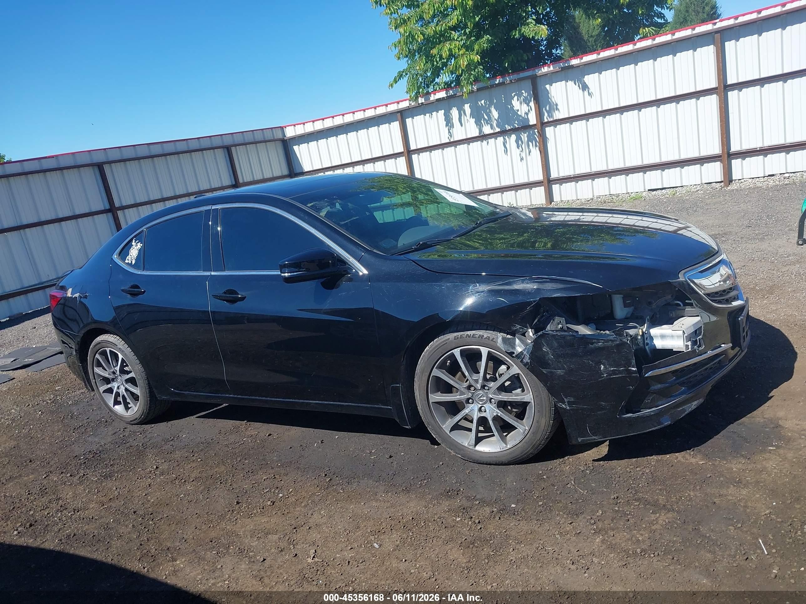 2015 Acura Tlx V6 Tech Black vin: 19UUB2F51FA000636
