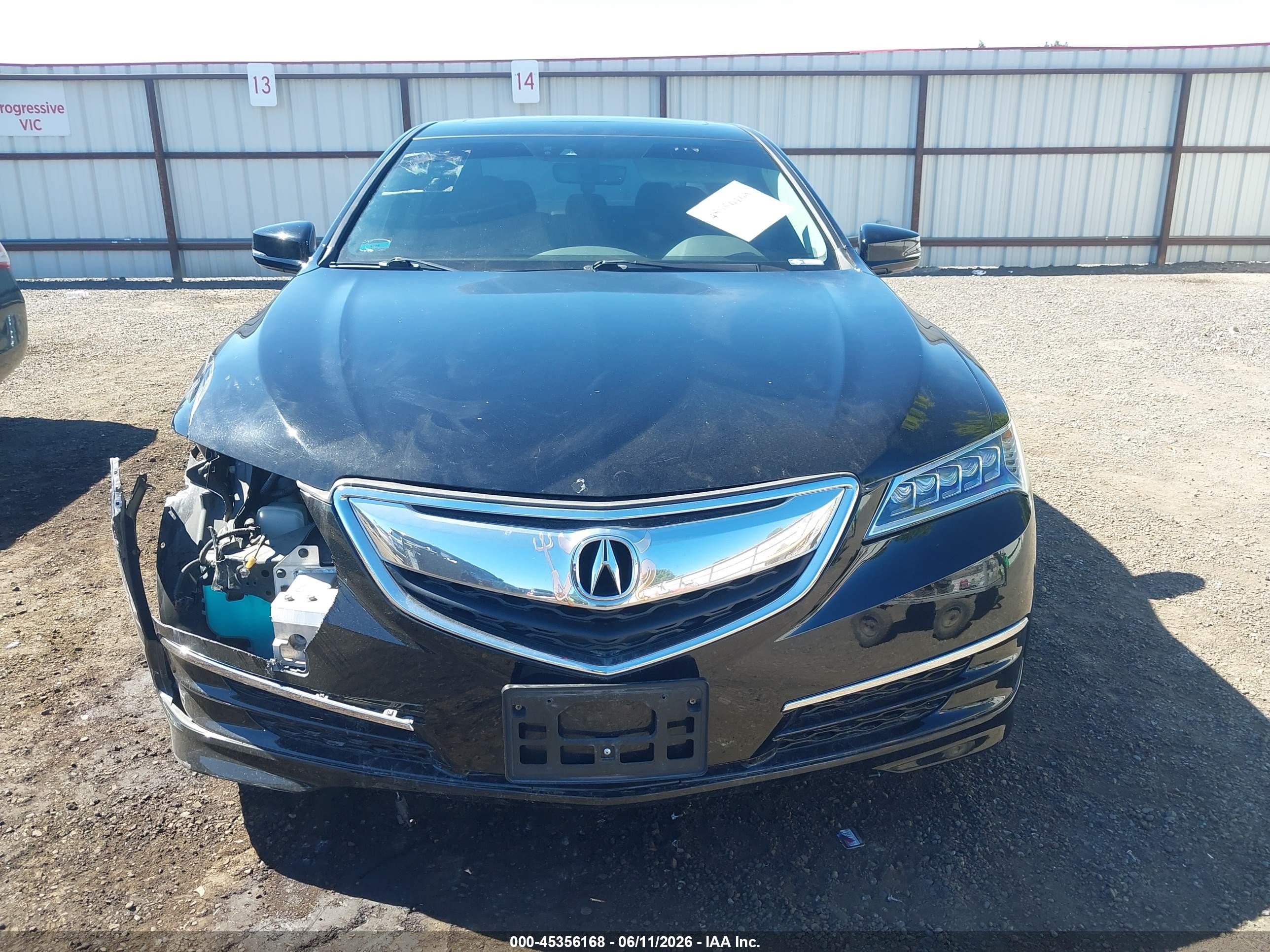 2015 Acura Tlx V6 Tech Black vin: 19UUB2F51FA000636