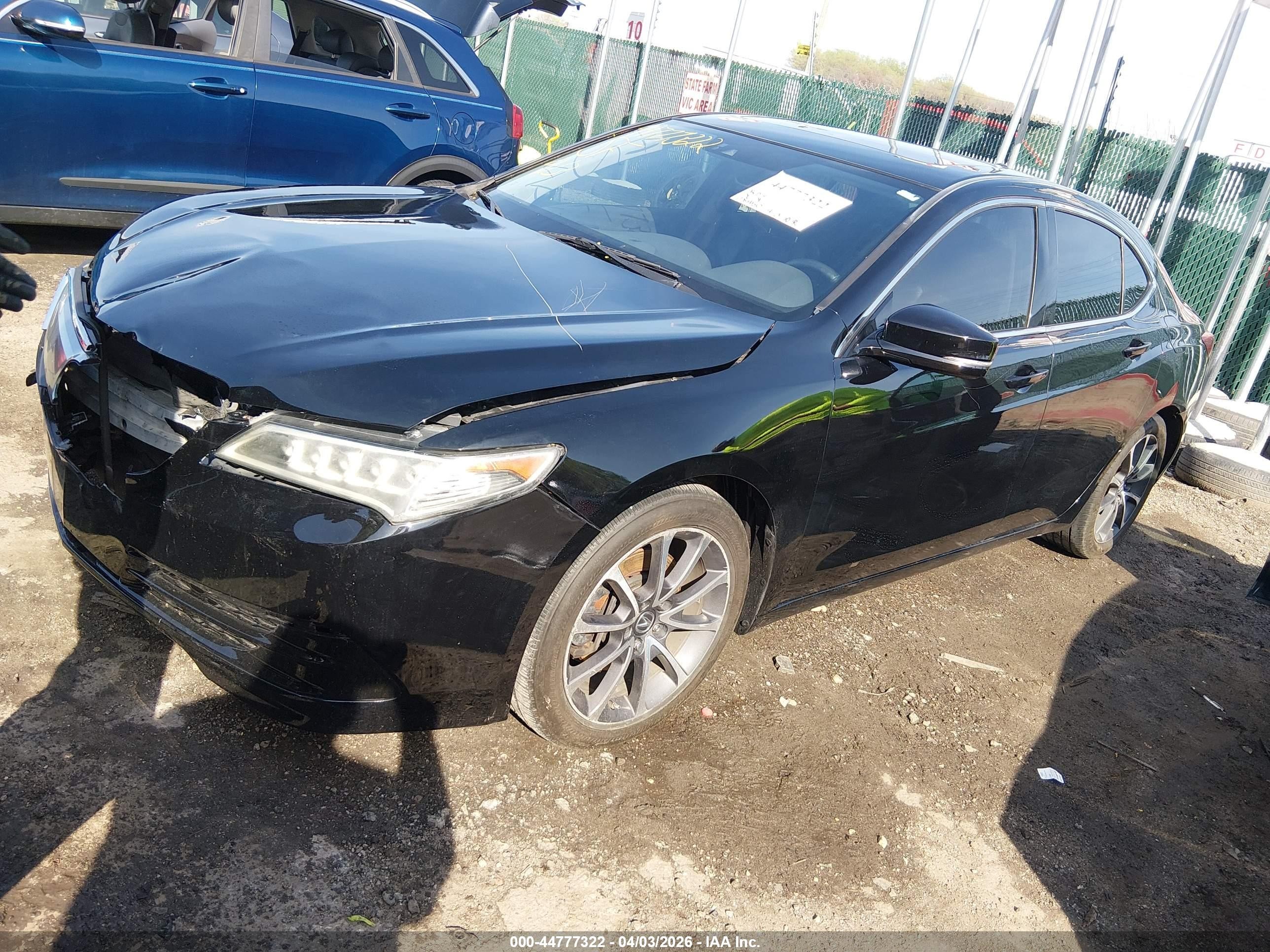 2015 Acura Tlx V6 Tech Black vin: 19UUB2F51FA002838