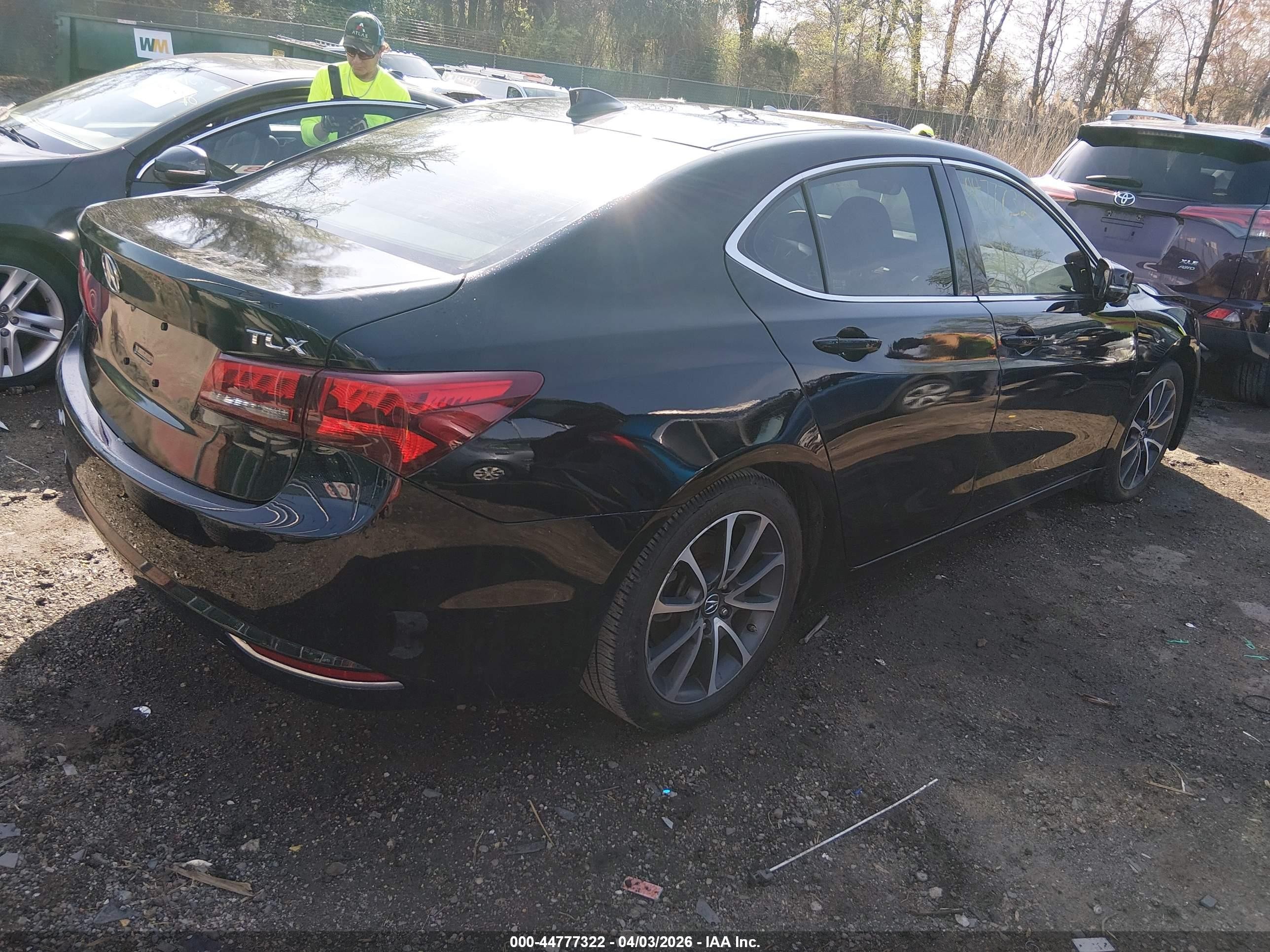 2015 Acura Tlx V6 Tech Black vin: 19UUB2F51FA002838