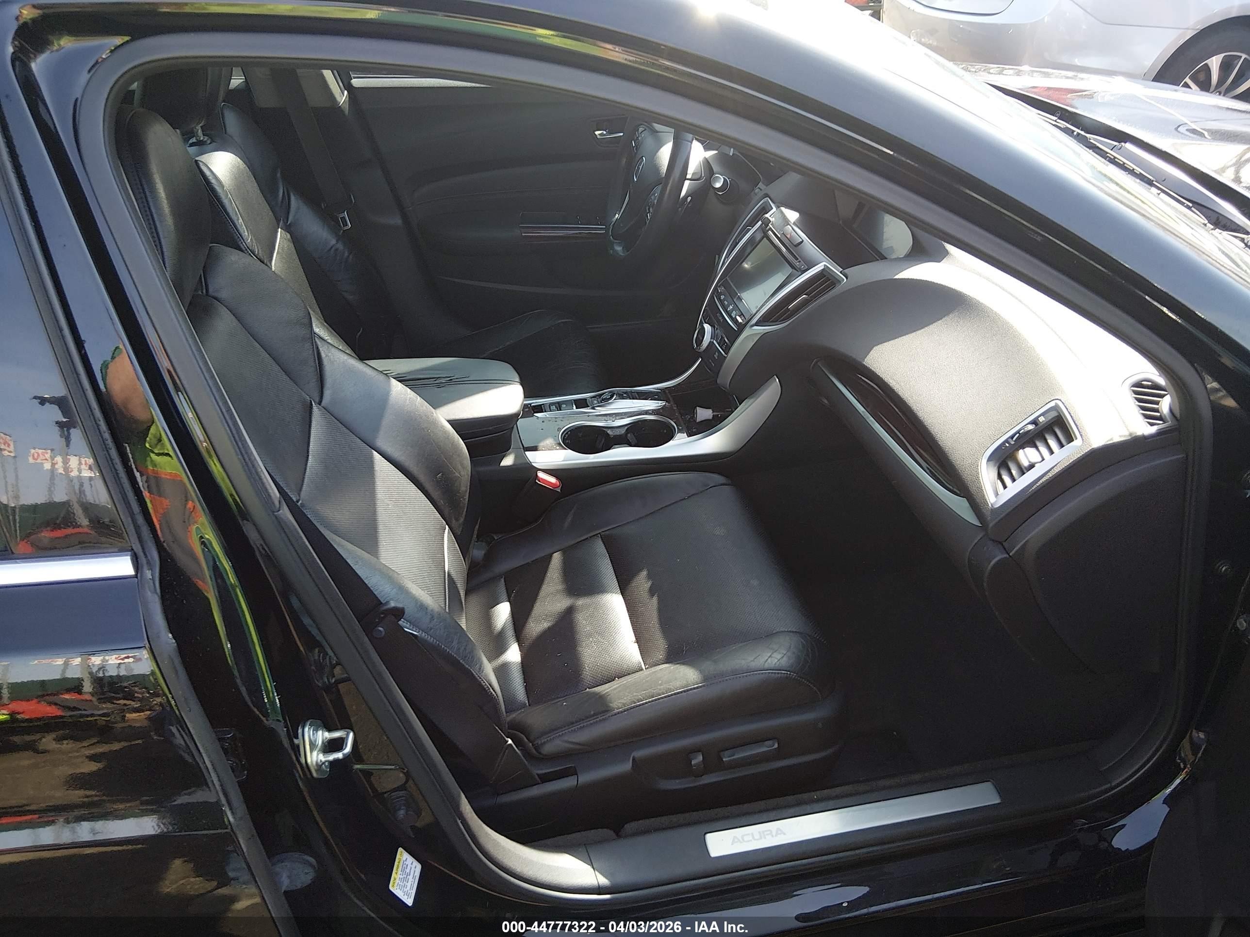 2015 Acura Tlx V6 Tech Black vin: 19UUB2F51FA002838