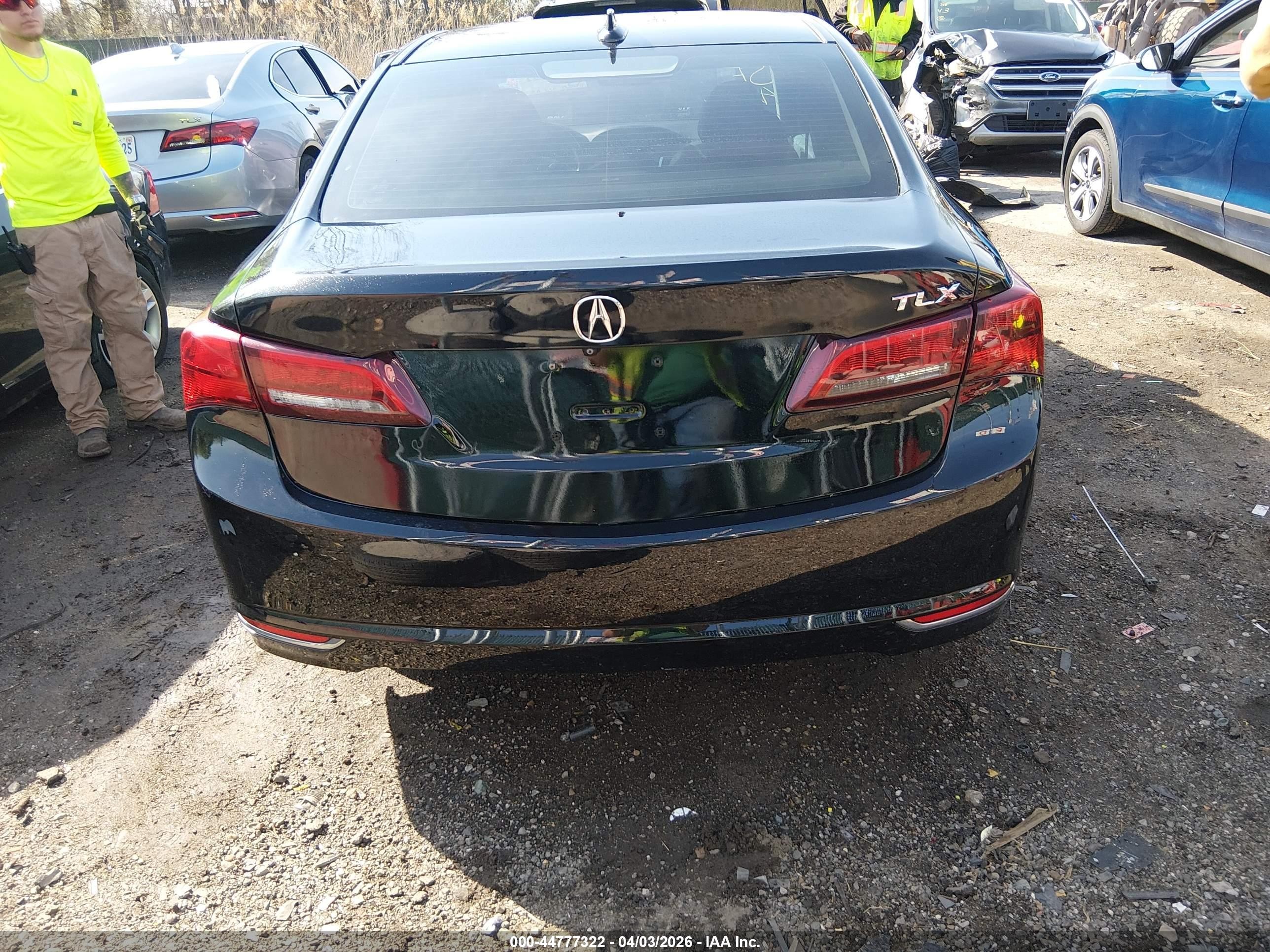 2015 Acura Tlx V6 Tech Black vin: 19UUB2F51FA002838