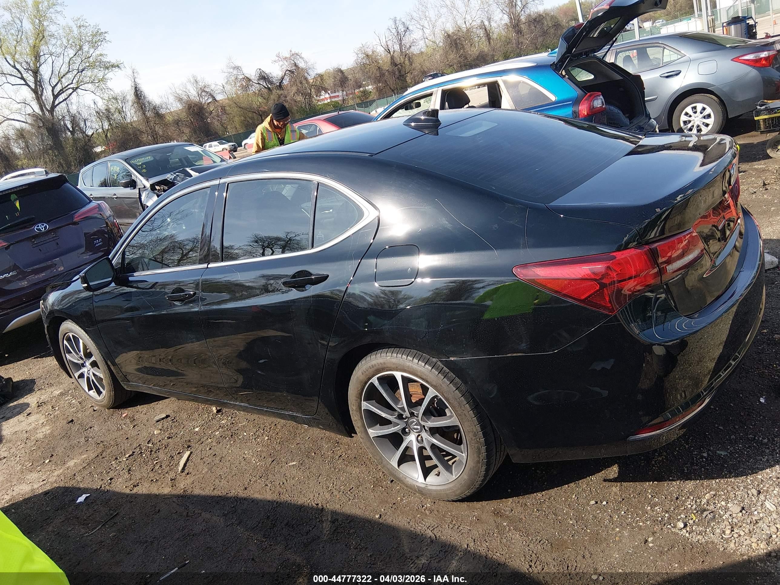 2015 Acura Tlx V6 Tech Black vin: 19UUB2F51FA002838