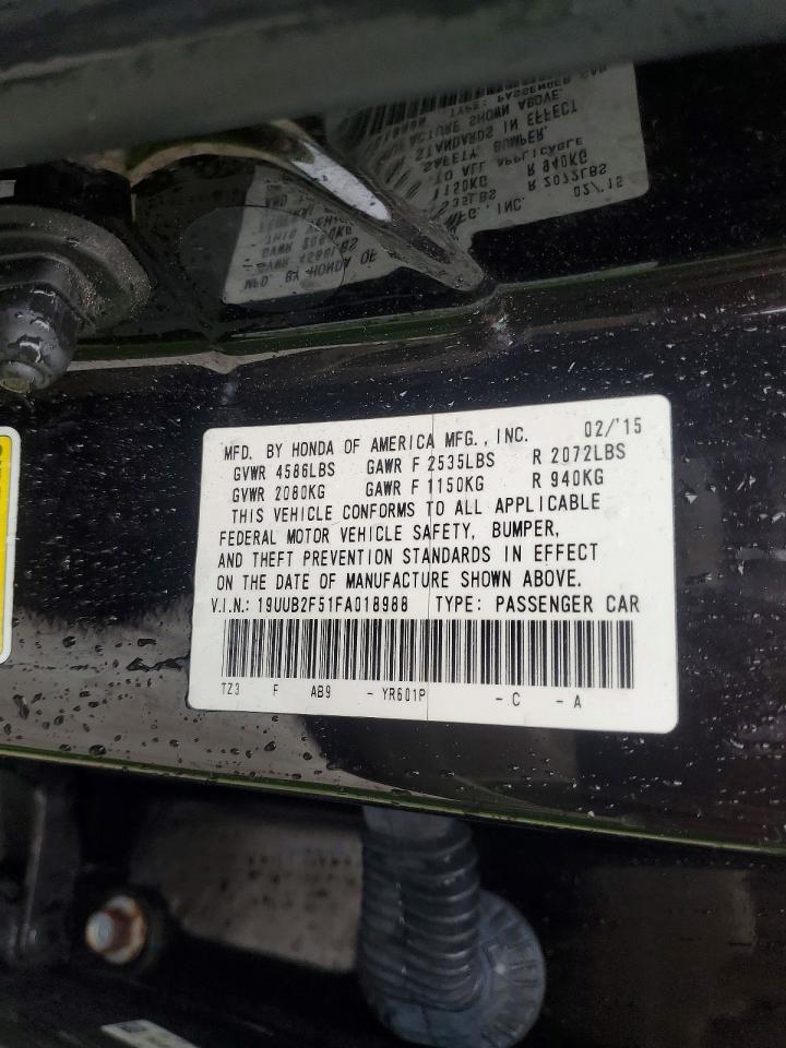 2015 Acura Tlx Tech Black vin: 19UUB2F51FA018988