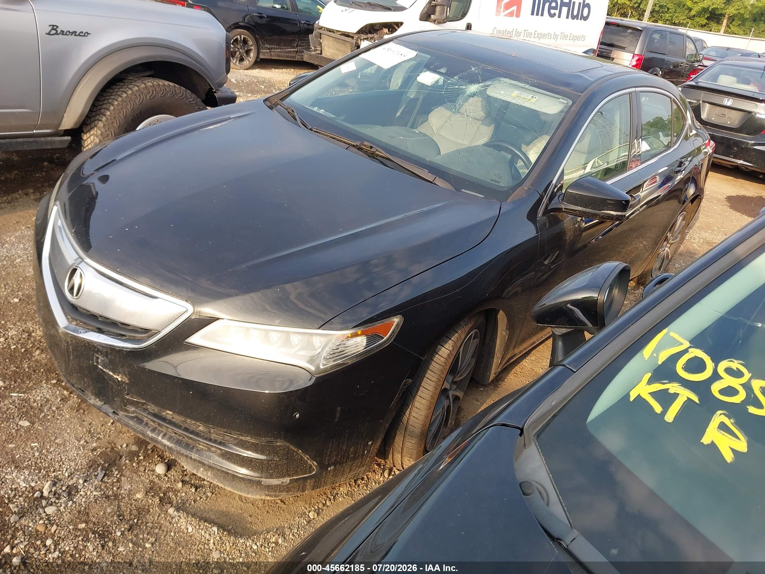 2015 Acura Tlx V6 Tech Black vin: 19UUB2F51FA024158