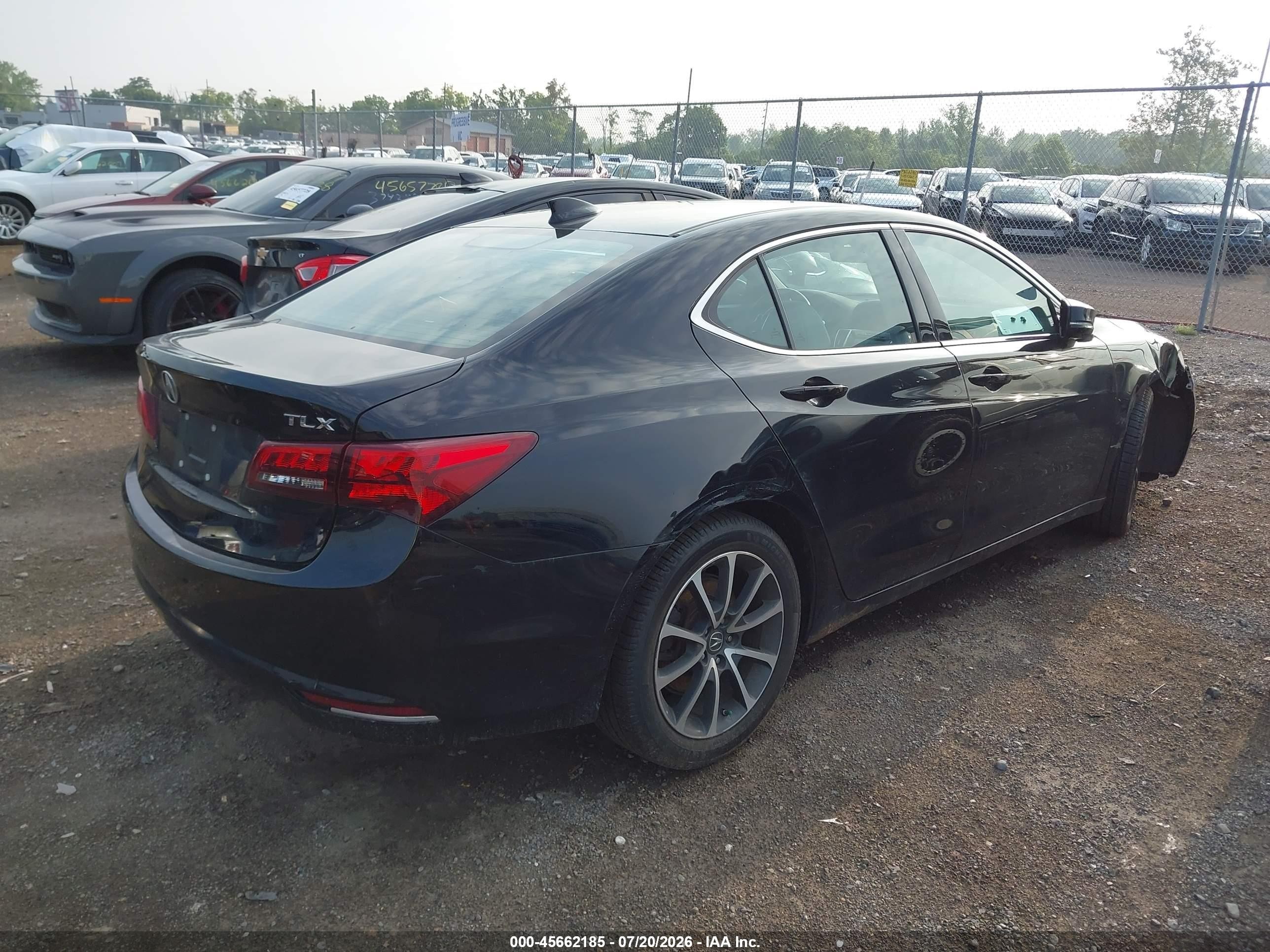 2015 Acura Tlx V6 Tech Black vin: 19UUB2F51FA024158