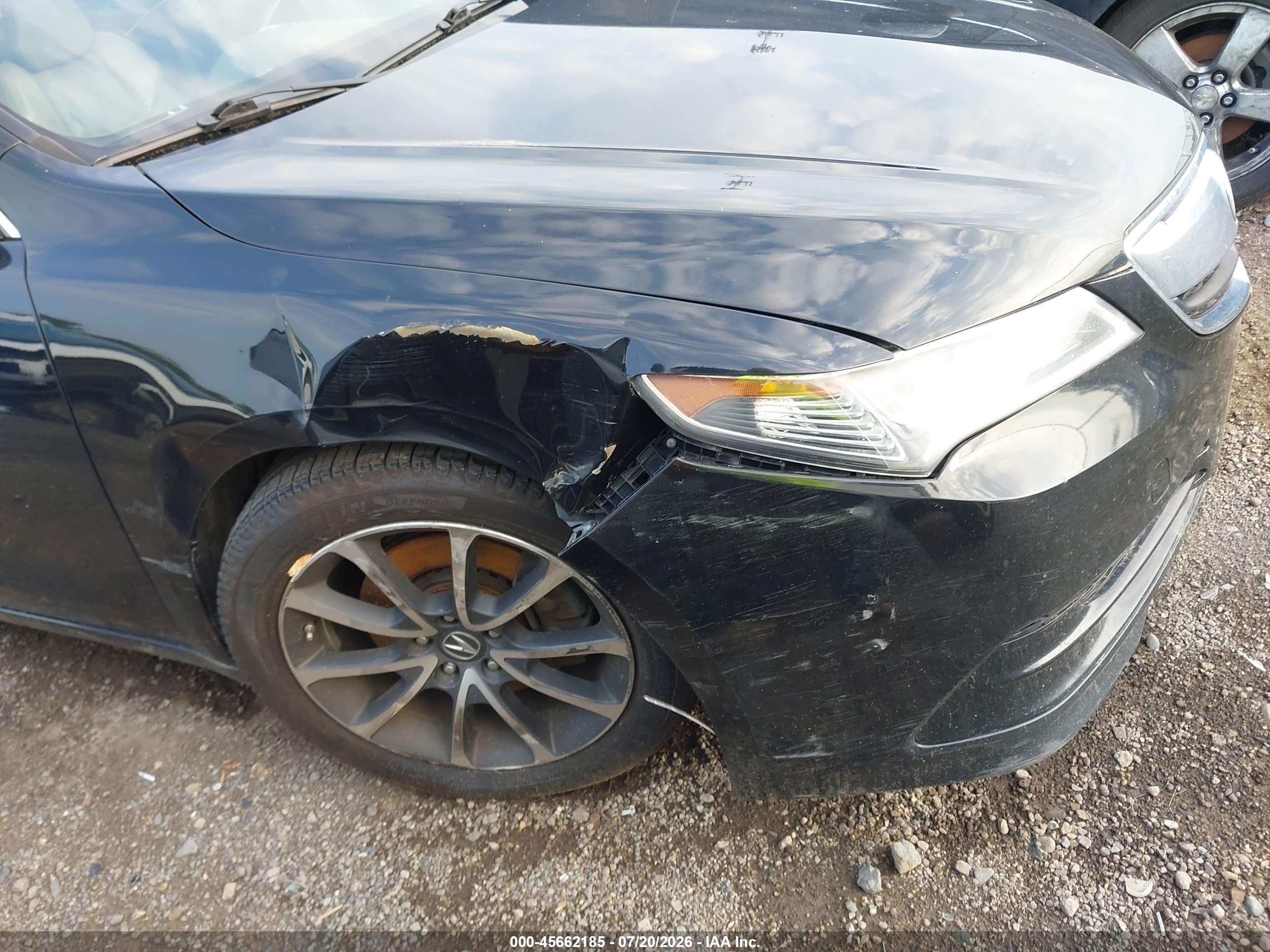 2015 Acura Tlx V6 Tech Black vin: 19UUB2F51FA024158