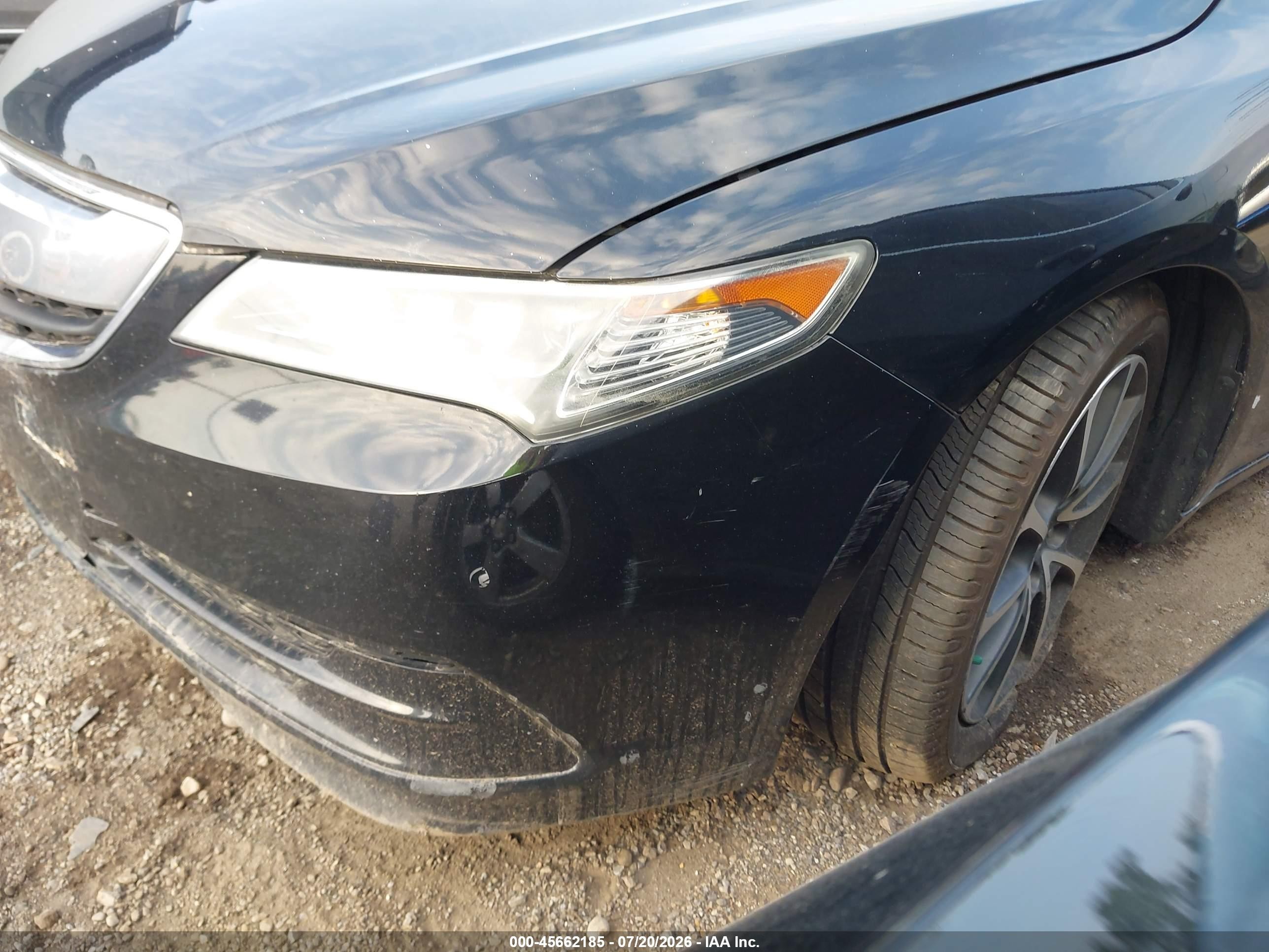 2015 Acura Tlx V6 Tech Black vin: 19UUB2F51FA024158