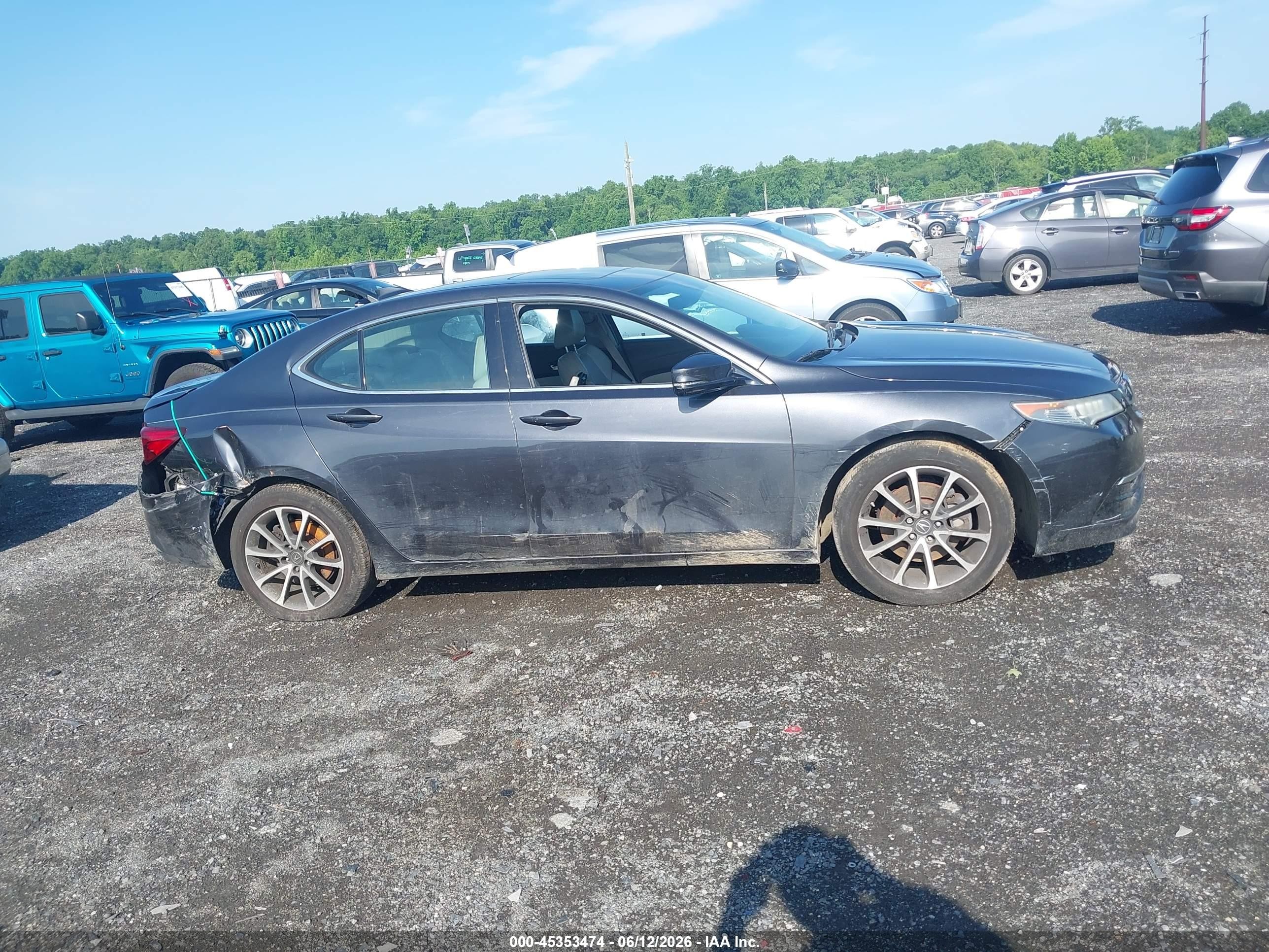 2016 Acura Tlx V6 Tech Gray vin: 19UUB2F51GA002890