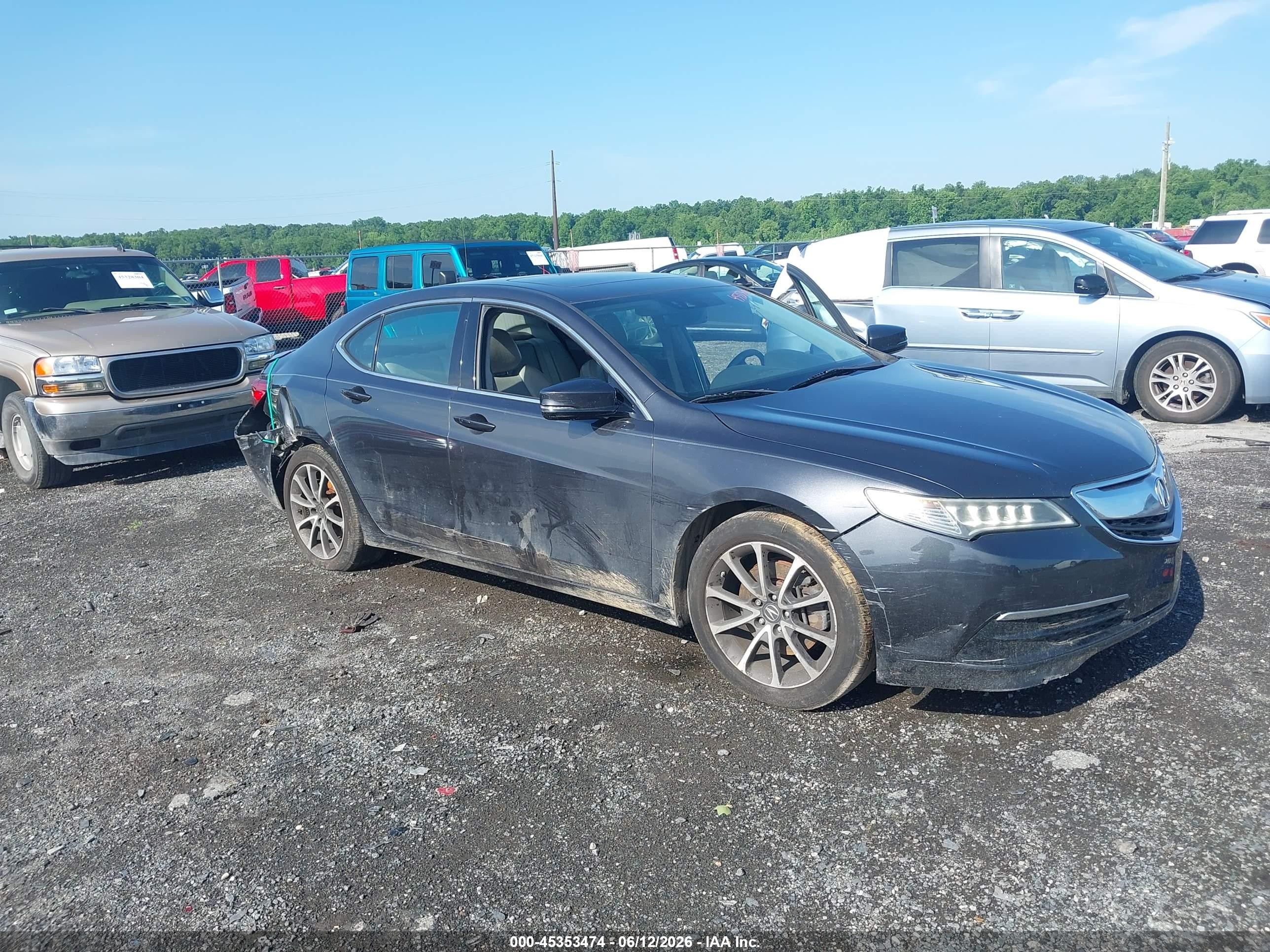2016 Acura Tlx V6 Tech Gray vin: 19UUB2F51GA002890