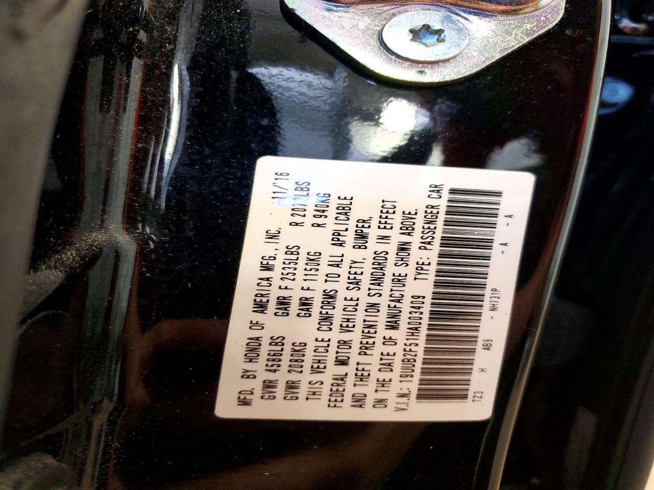 2017 Acura Tlx Tech Black vin: 19UUB2F51HA003409