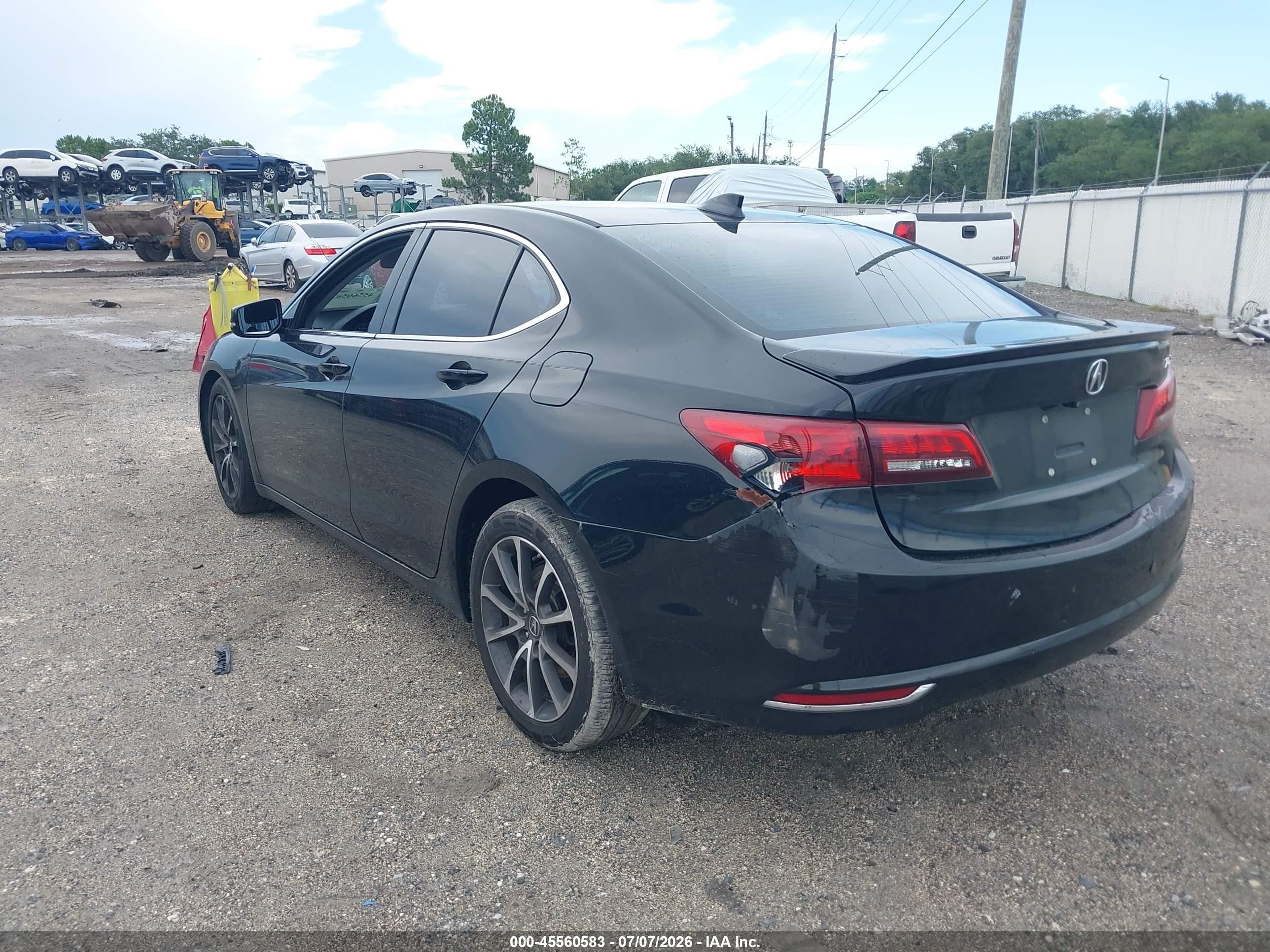 2015 Acura Tlx V6 Tech Black vin: 19UUB2F52FA002105