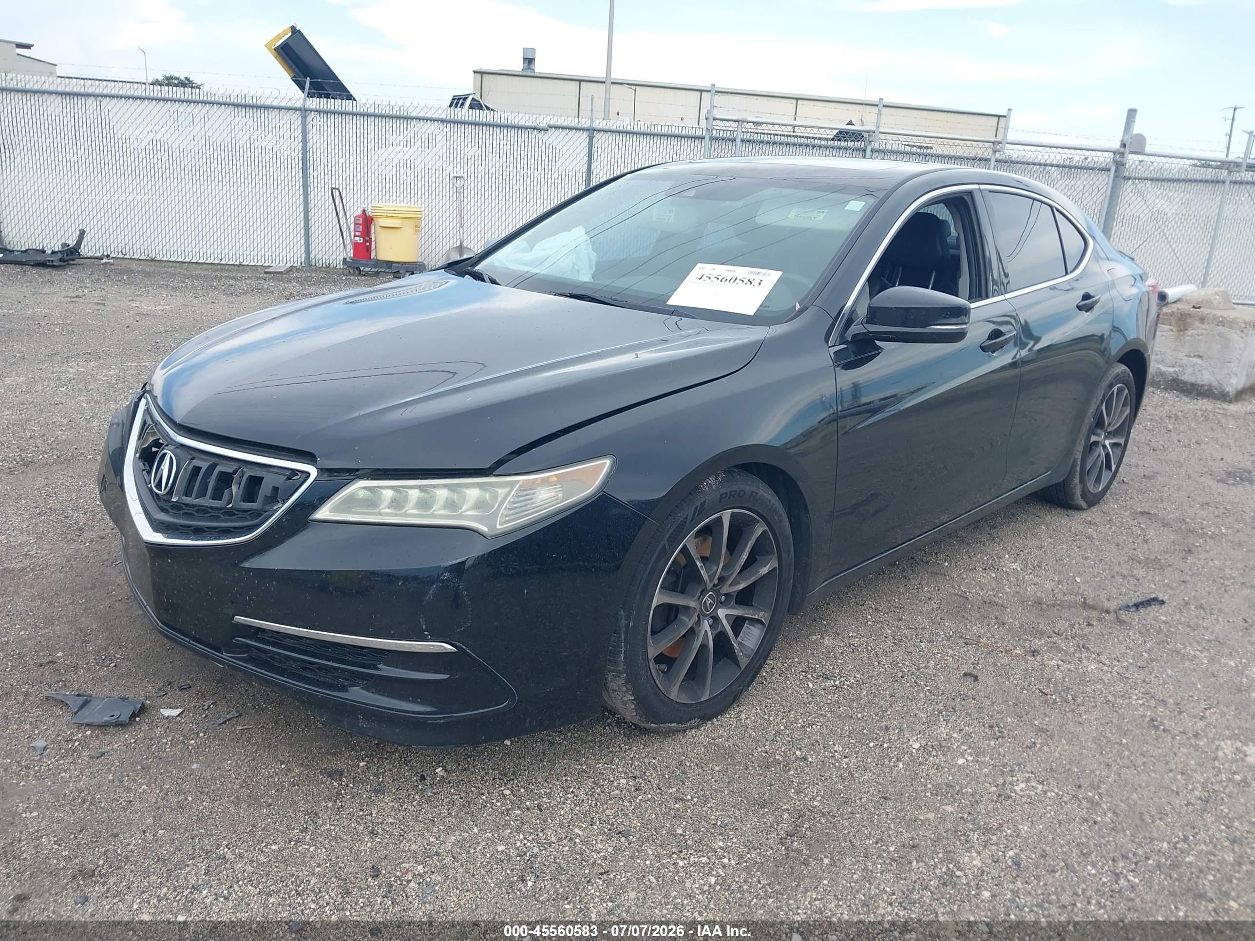 2015 Acura Tlx V6 Tech Black vin: 19UUB2F52FA002105