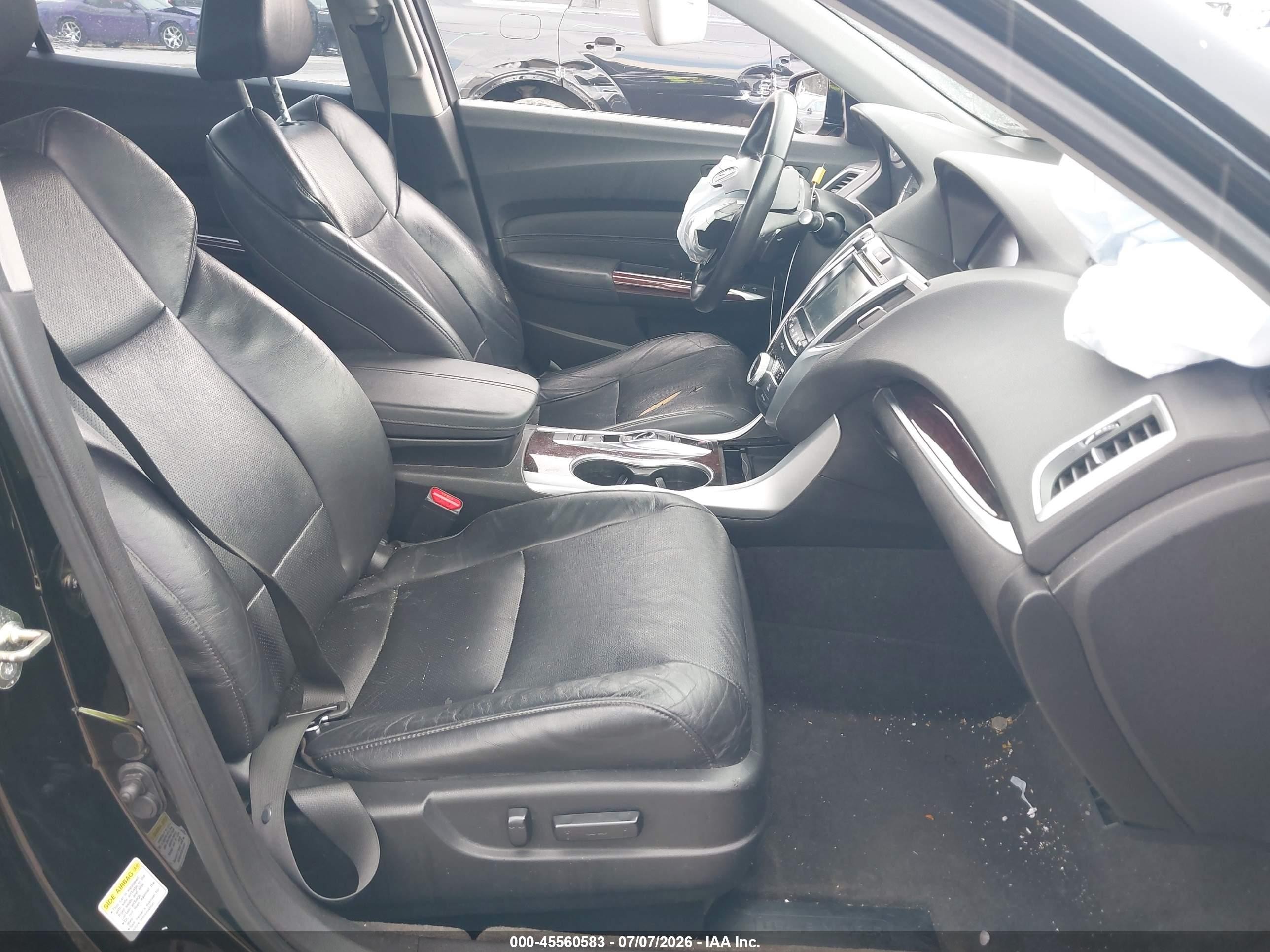 2015 Acura Tlx V6 Tech Black vin: 19UUB2F52FA002105