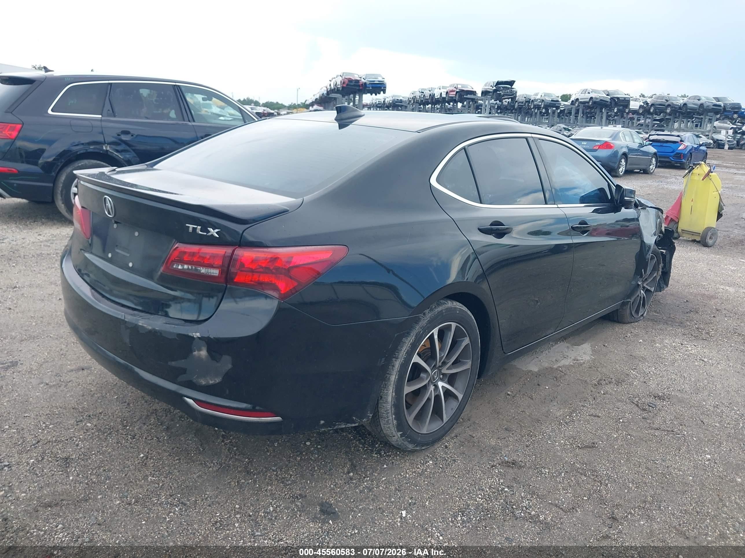 2015 Acura Tlx V6 Tech Black vin: 19UUB2F52FA002105