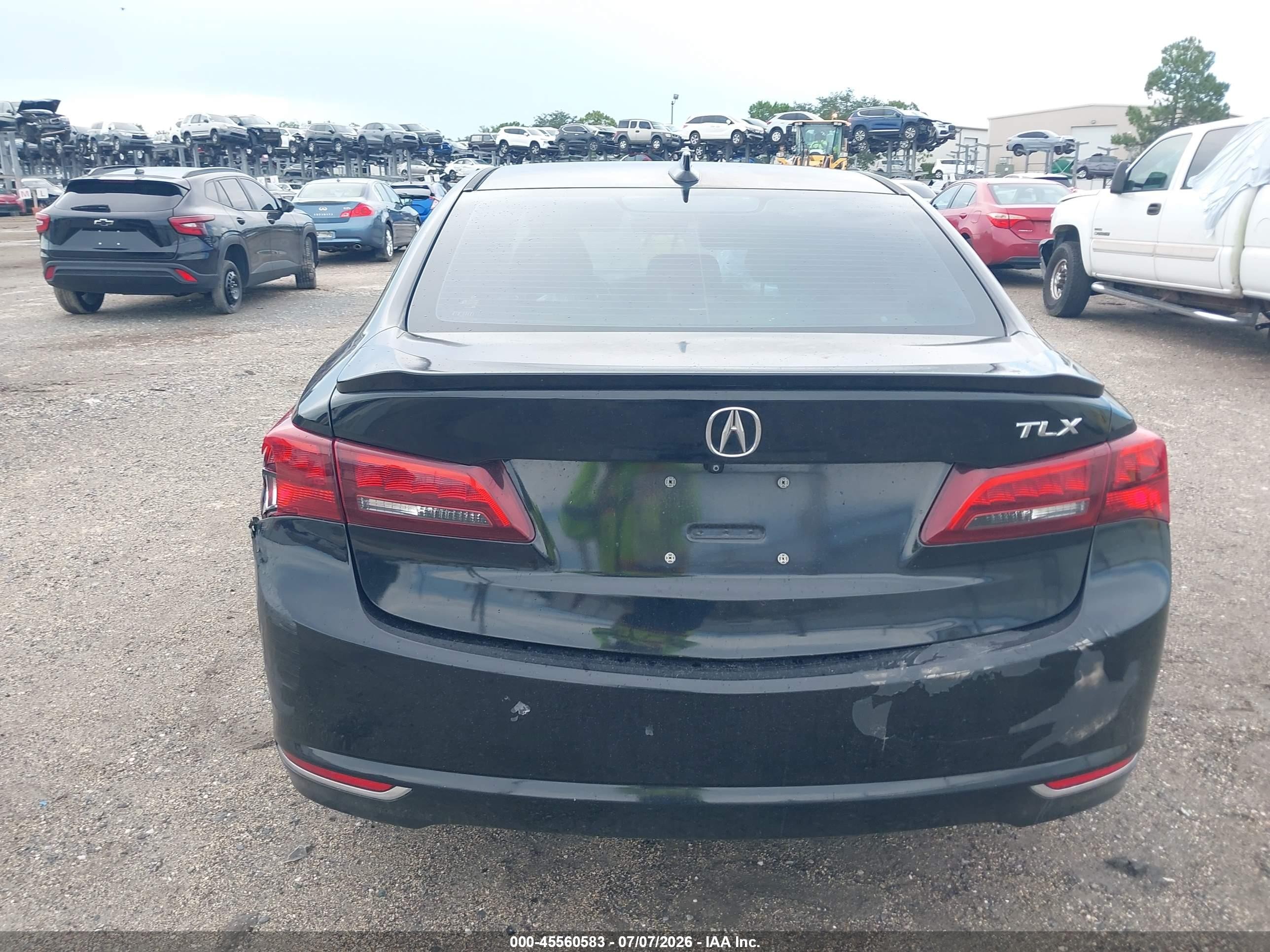 2015 Acura Tlx V6 Tech Black vin: 19UUB2F52FA002105