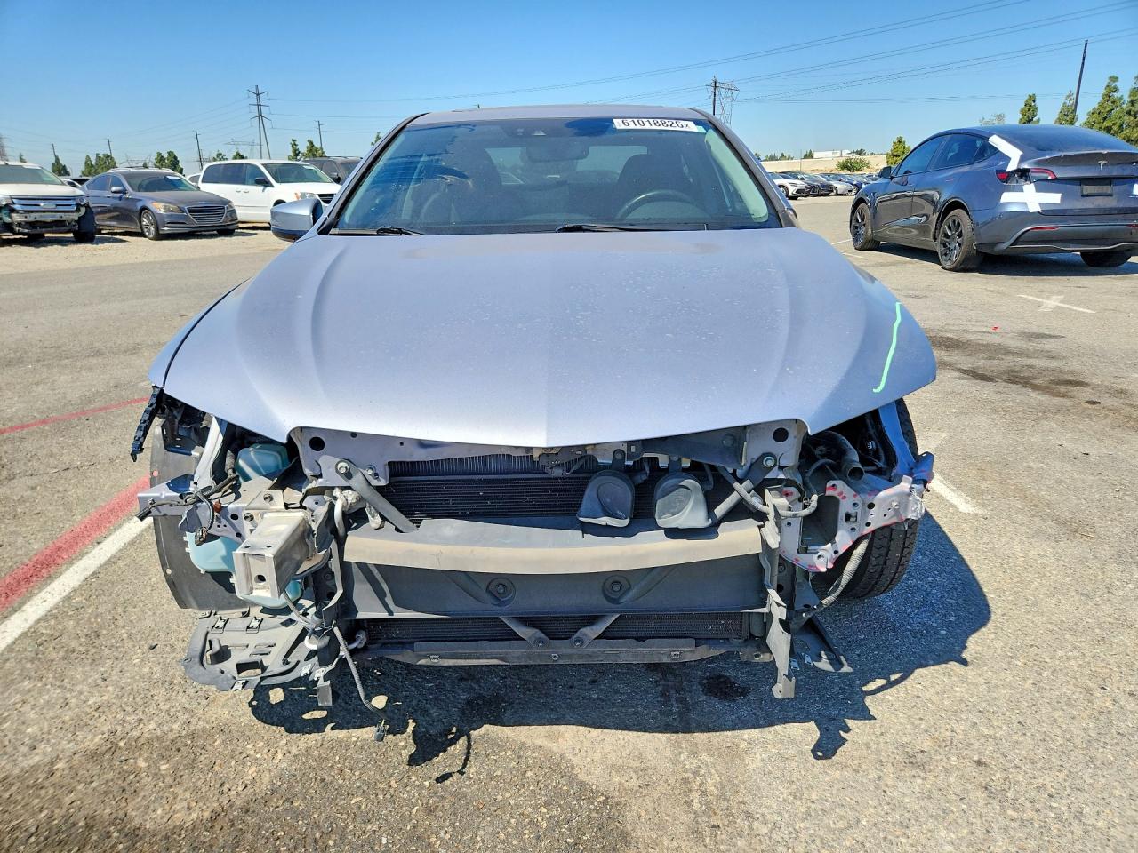2015 Acura Tlx Tech Серебряный vin: 19UUB2F52FA011337