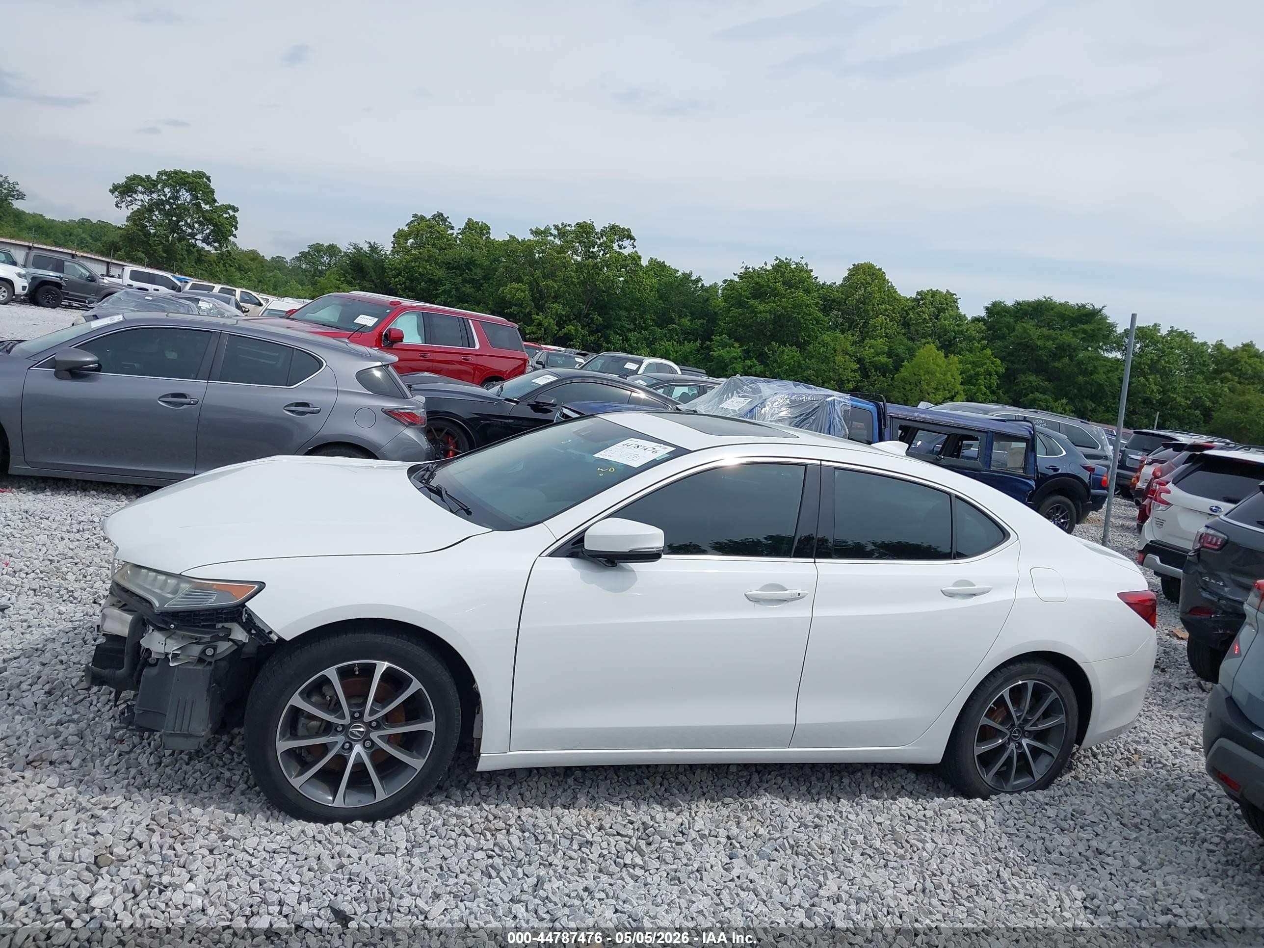 2015 Acura Tlx V6 Tech White vin: 19UUB2F52FA015131
