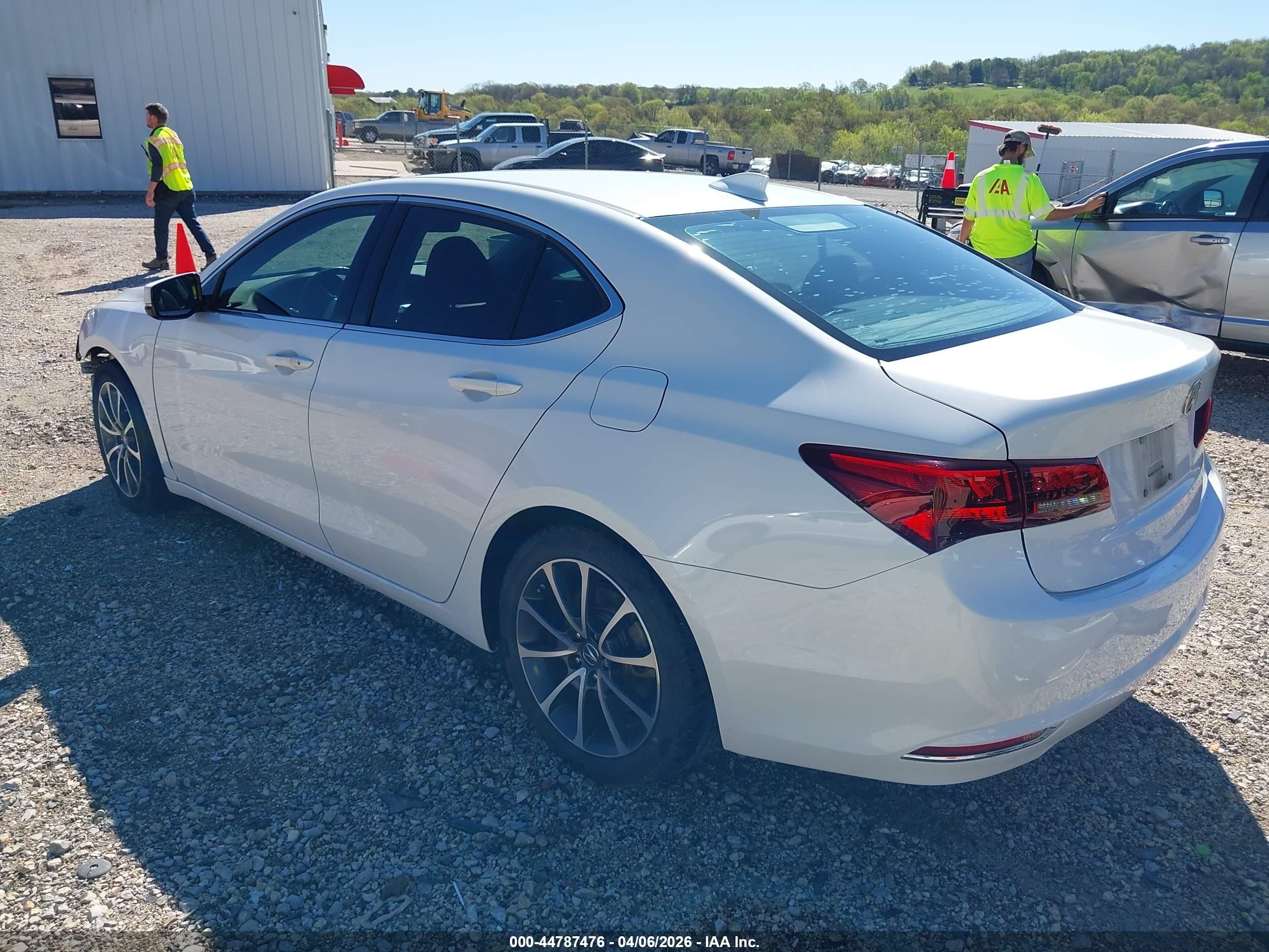 2015 Acura Tlx V6 Tech White vin: 19UUB2F52FA015131