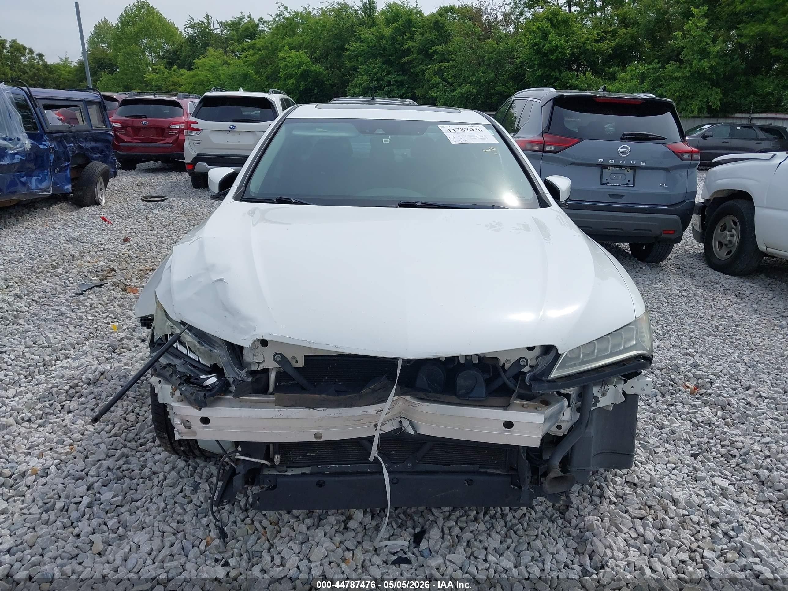 2015 Acura Tlx V6 Tech White vin: 19UUB2F52FA015131