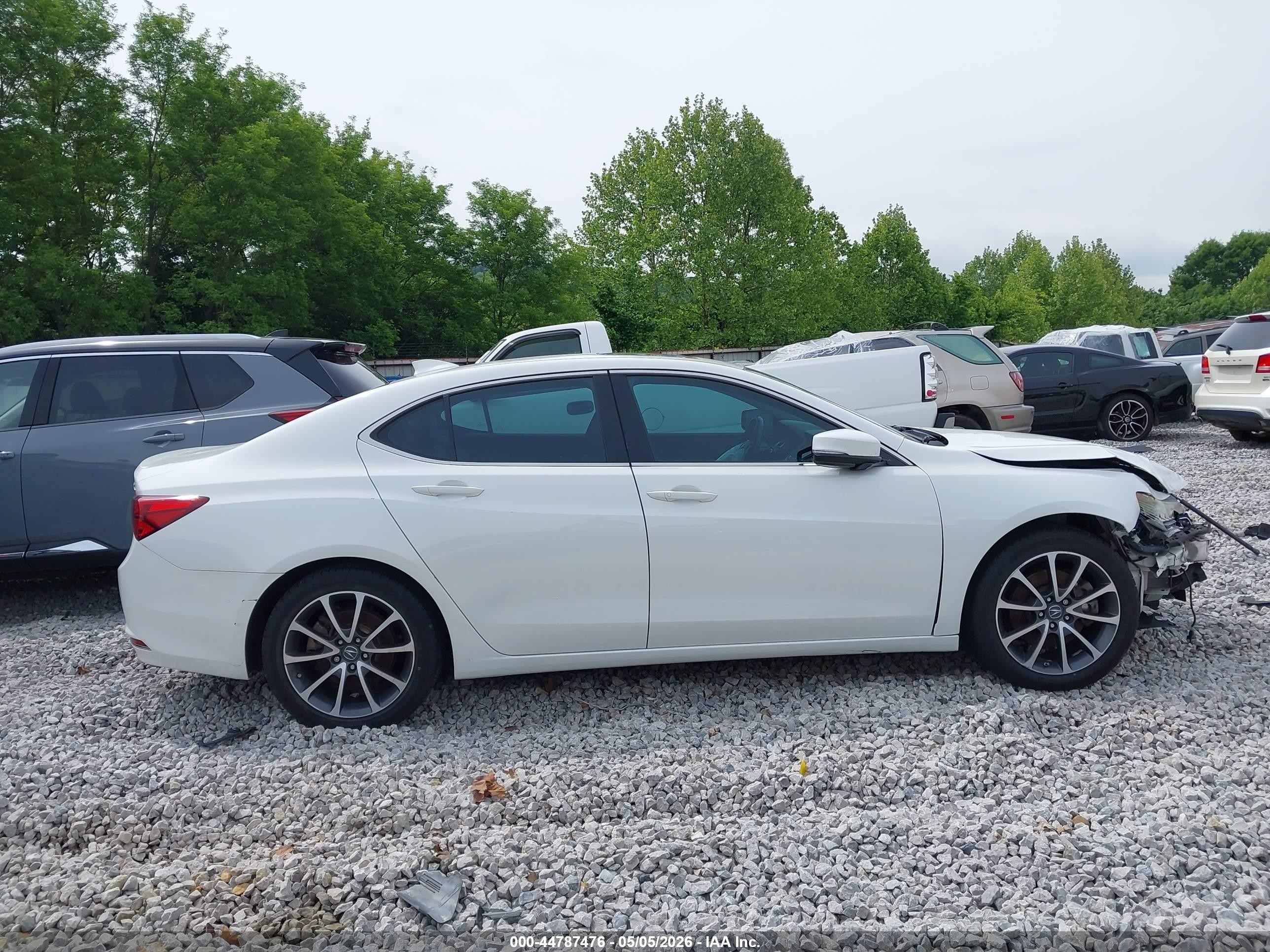 2015 Acura Tlx V6 Tech White vin: 19UUB2F52FA015131