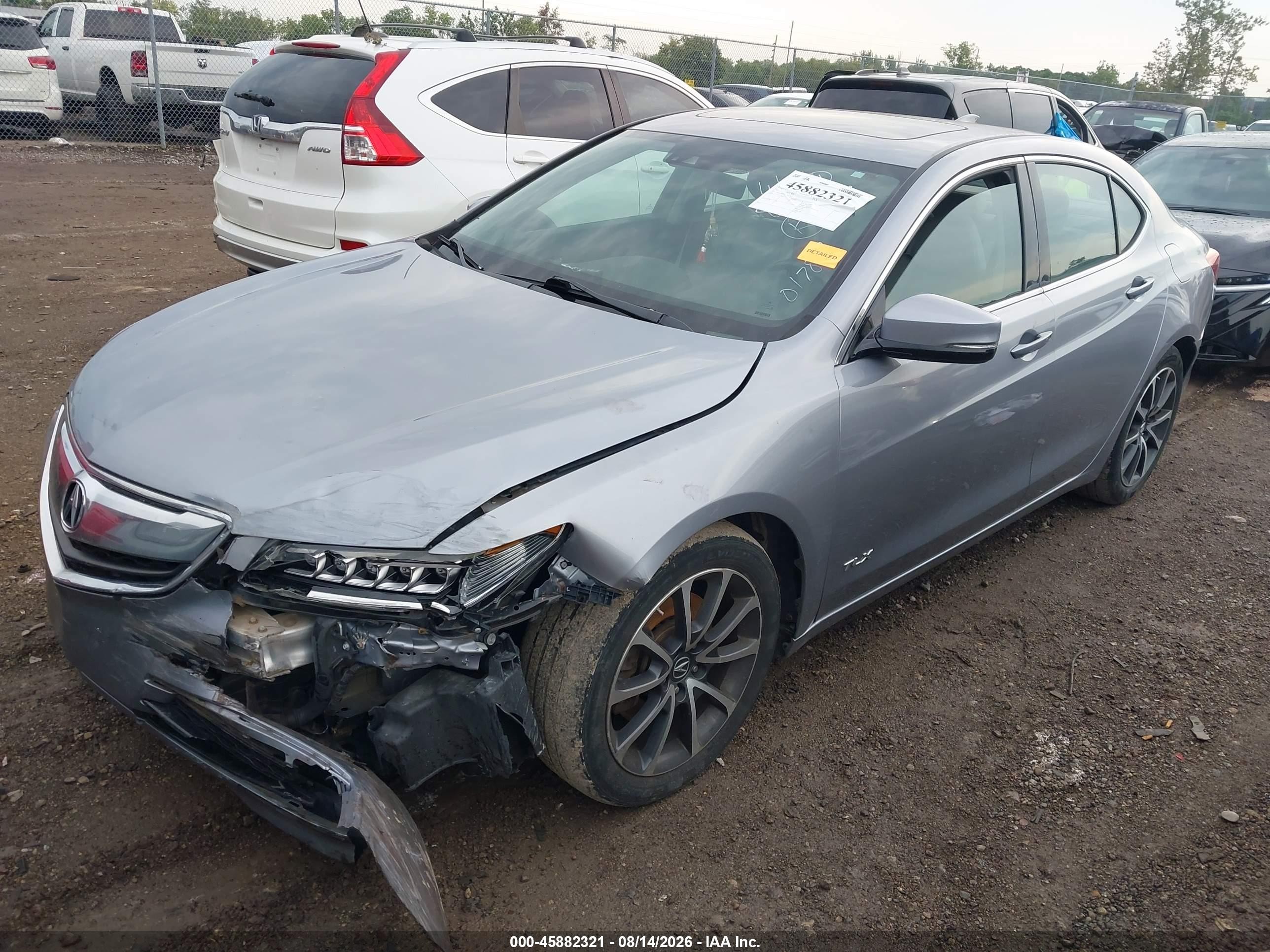 2015 Acura Tlx V6 Tech Gray vin: 19UUB2F52FA017817
