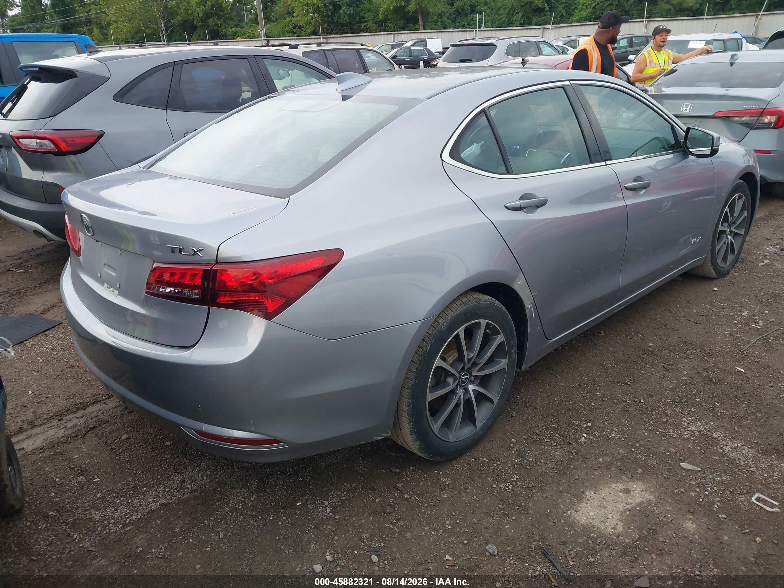 2015 Acura Tlx V6 Tech Gray vin: 19UUB2F52FA017817