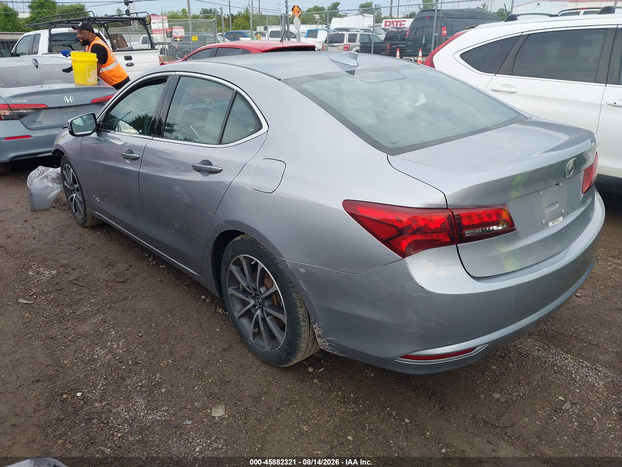2015 Acura Tlx V6 Tech Gray vin: 19UUB2F52FA017817