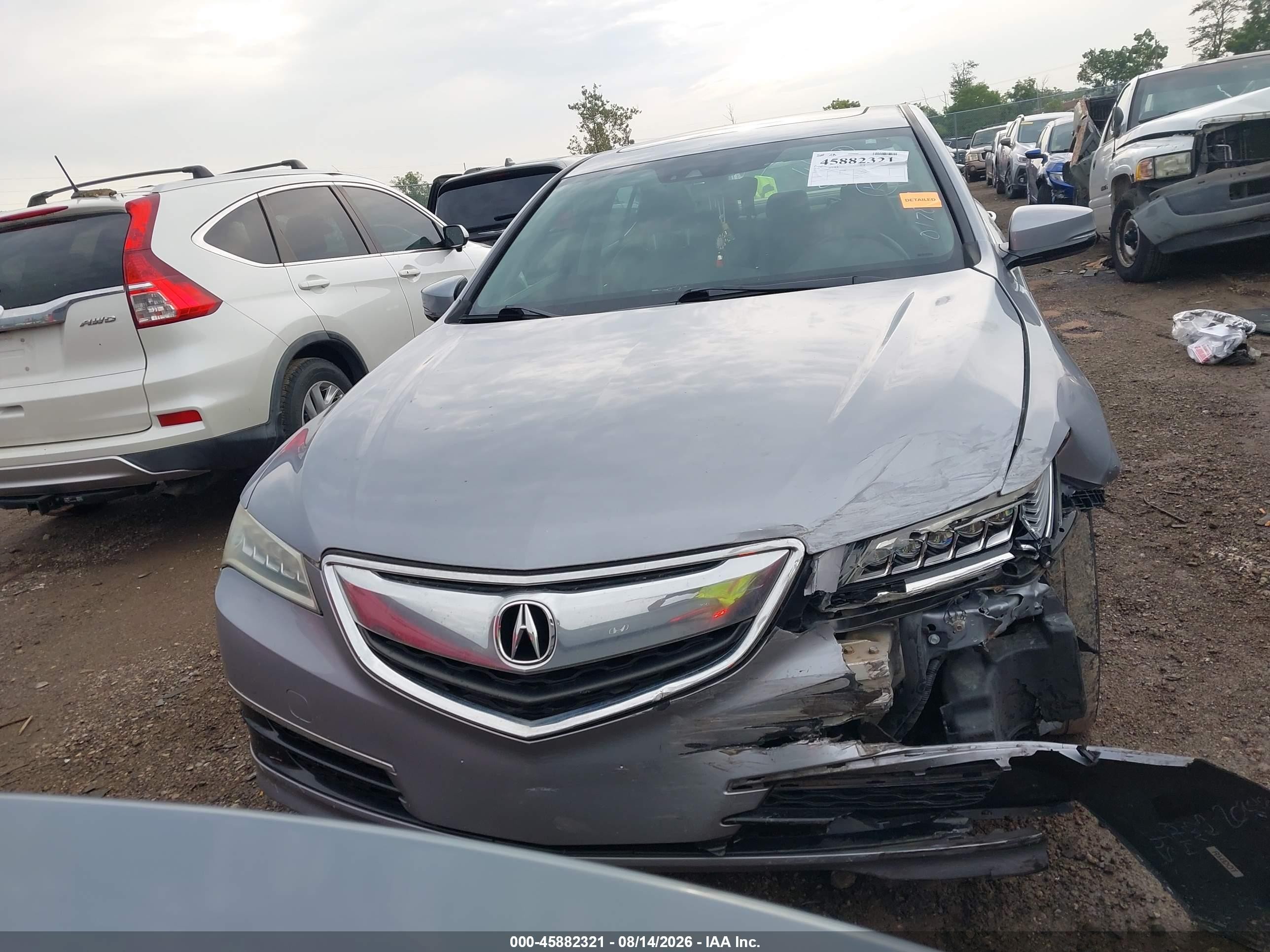 2015 Acura Tlx V6 Tech Gray vin: 19UUB2F52FA017817