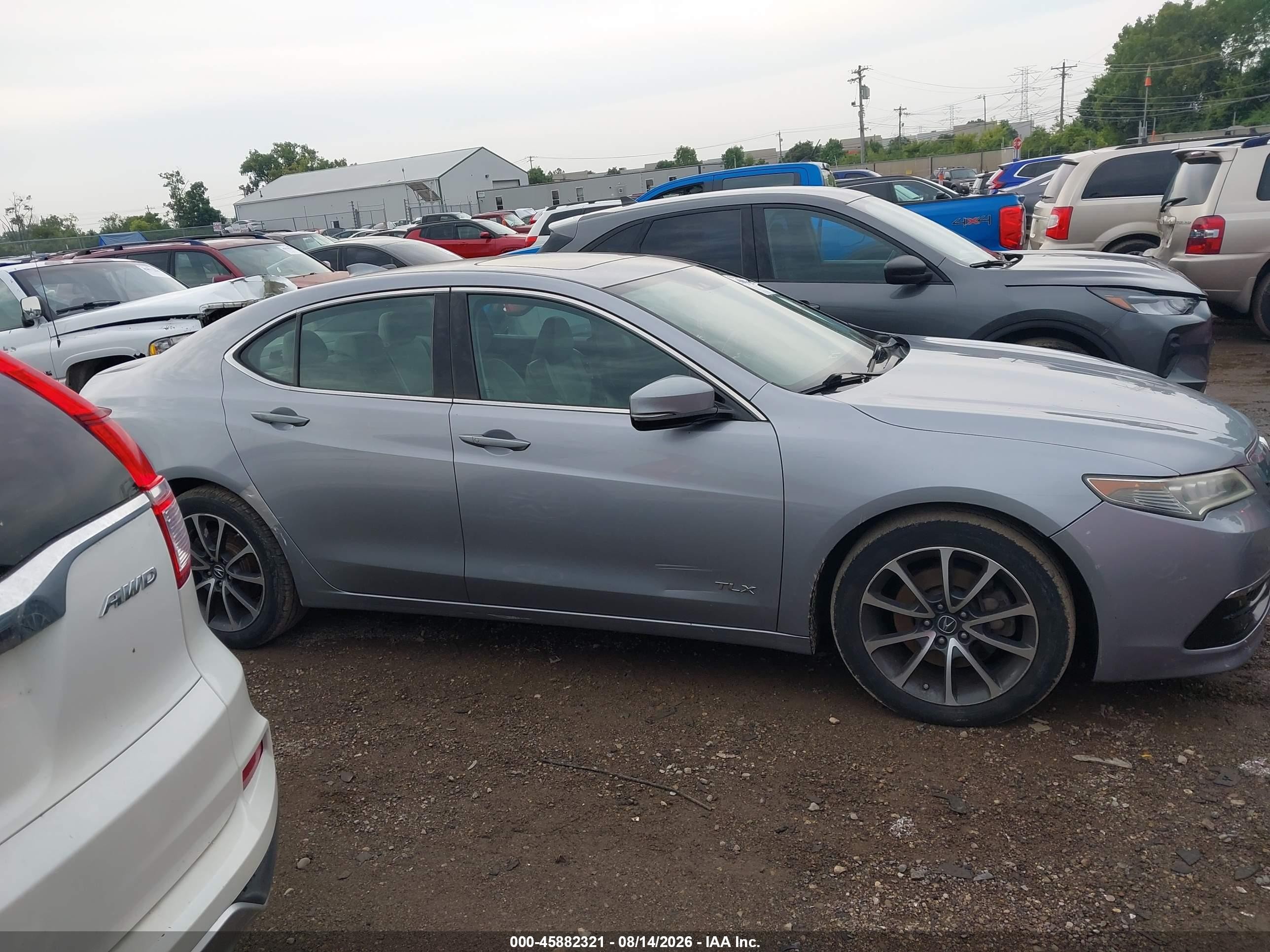 2015 Acura Tlx V6 Tech Gray vin: 19UUB2F52FA017817