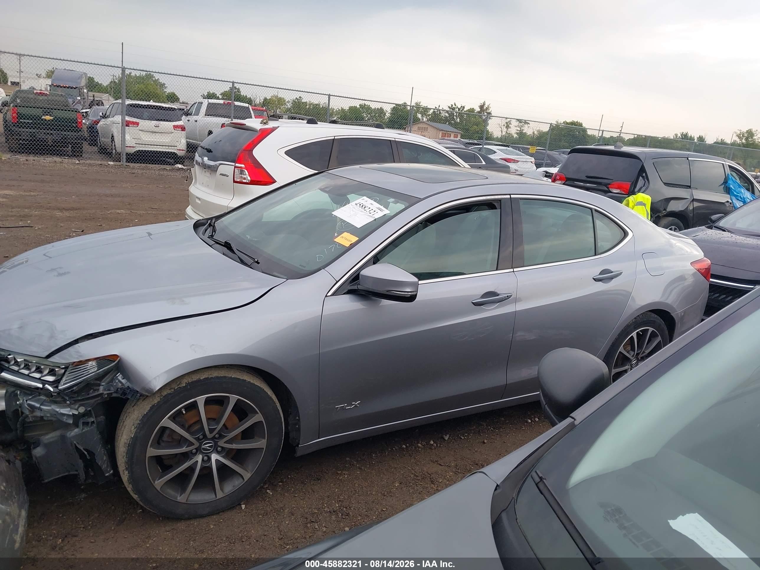 2015 Acura Tlx V6 Tech Gray vin: 19UUB2F52FA017817