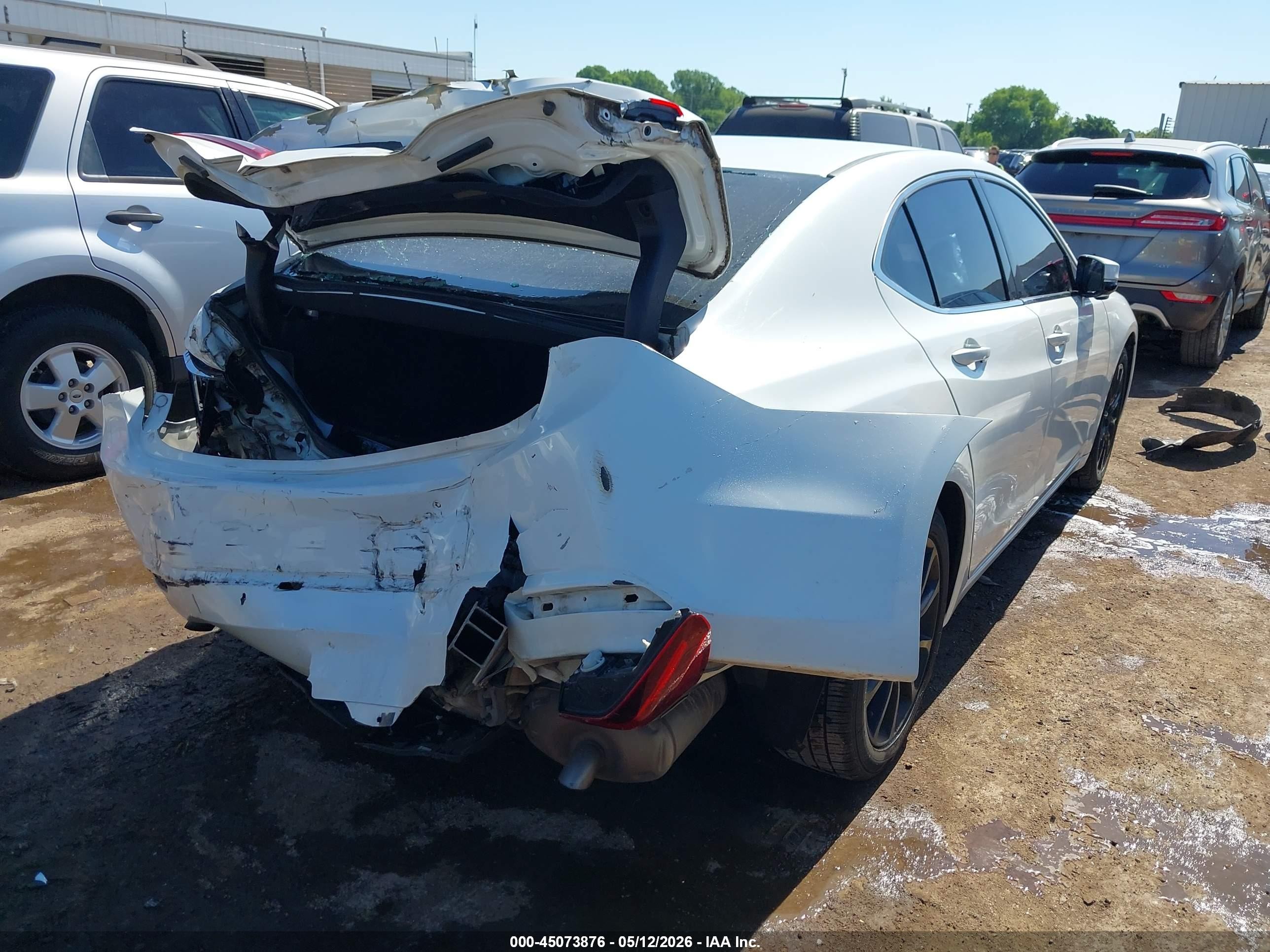 2015 Acura Tlx V6 Tech White vin: 19UUB2F52FA023391