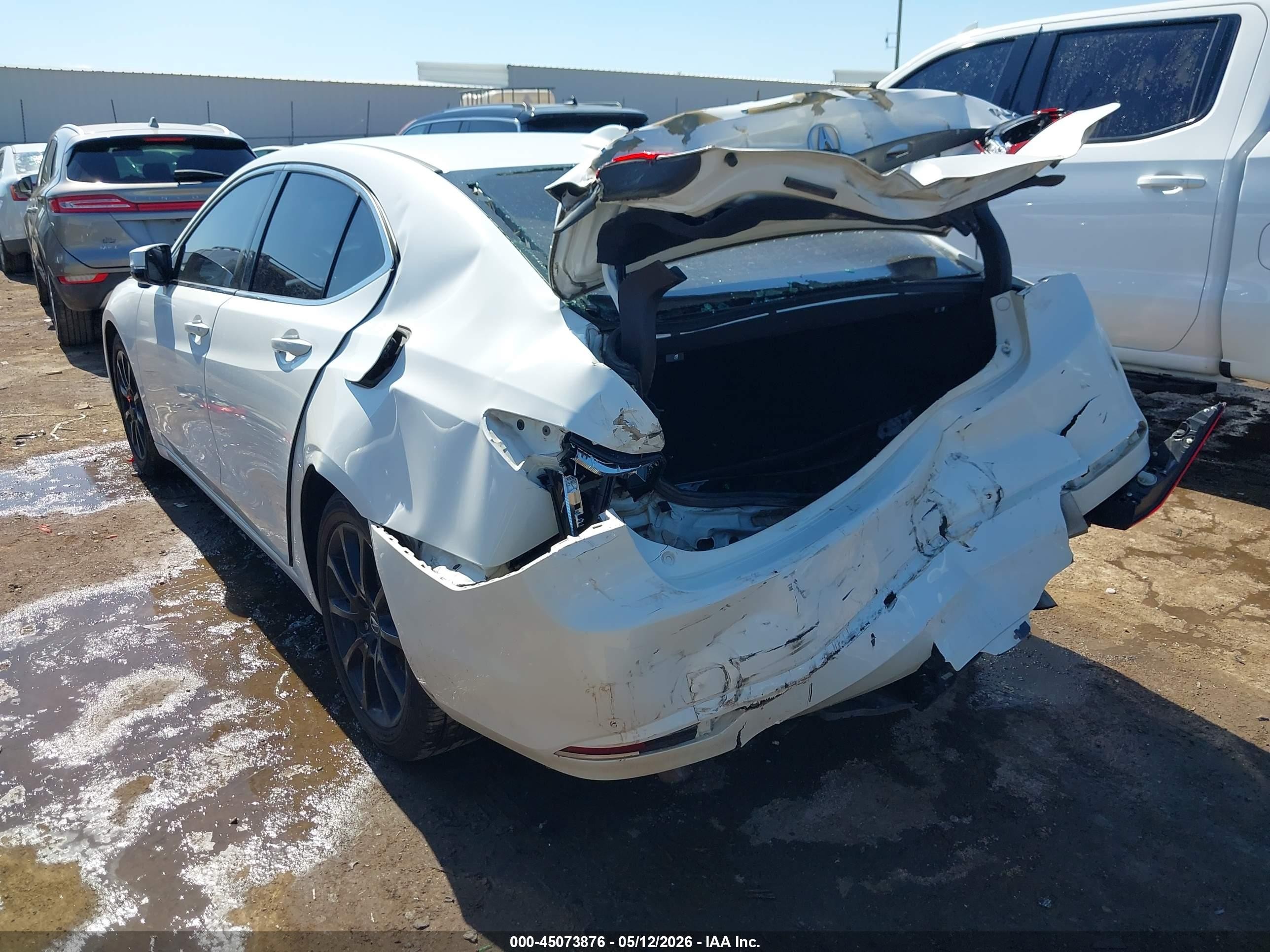 2015 Acura Tlx V6 Tech White vin: 19UUB2F52FA023391