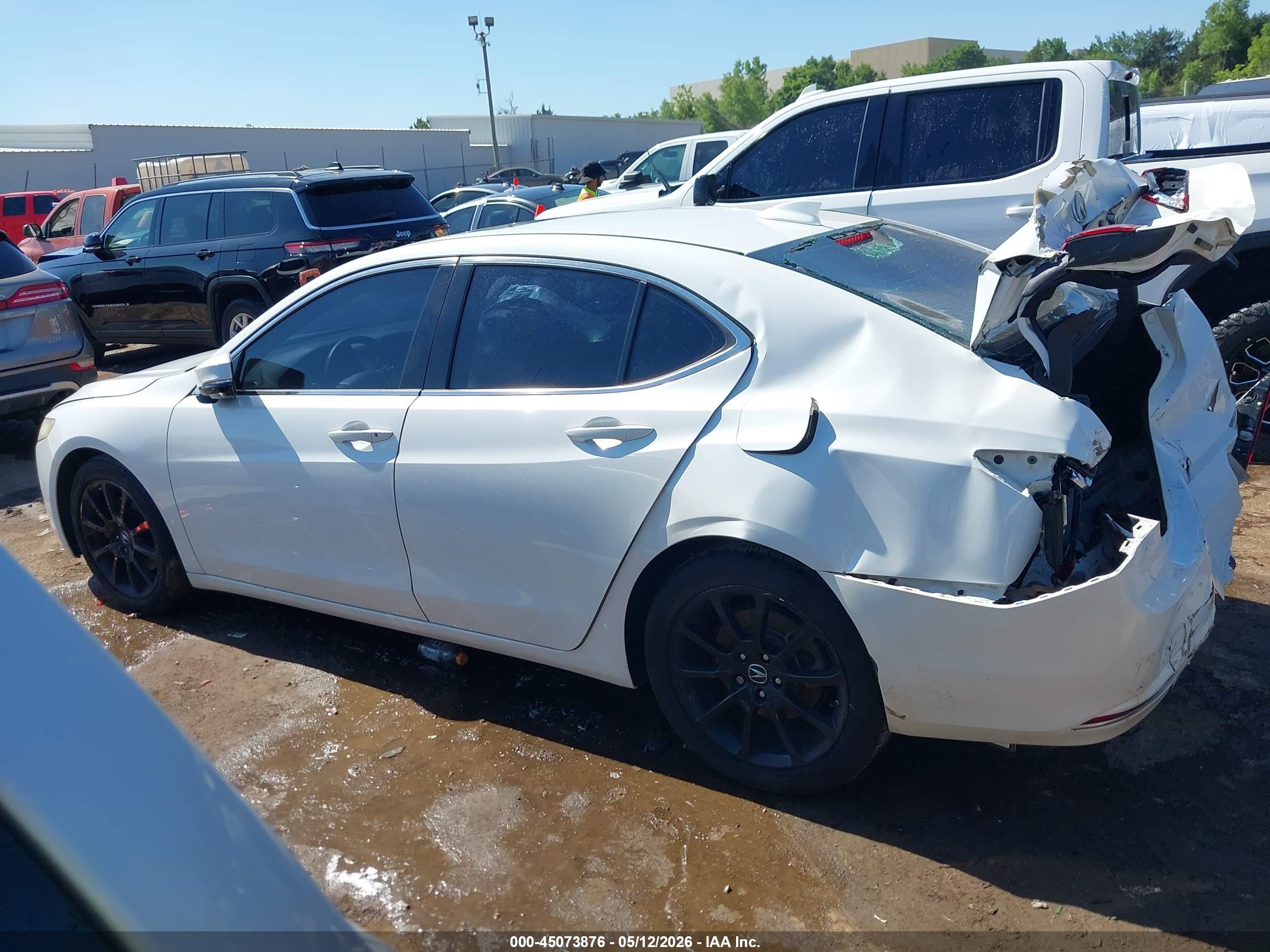 2015 Acura Tlx V6 Tech White vin: 19UUB2F52FA023391