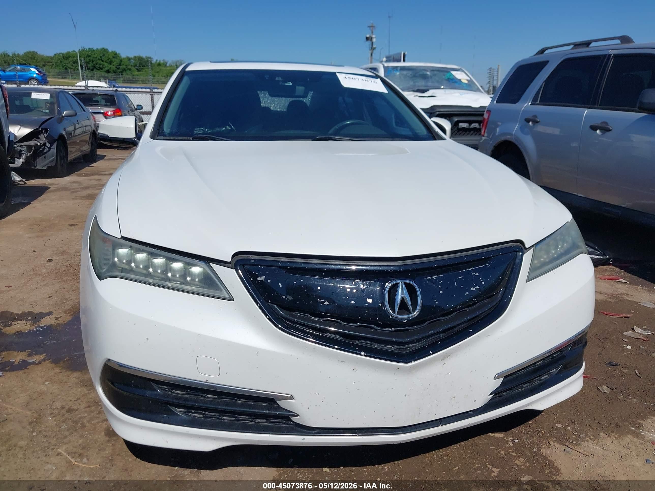 2015 Acura Tlx V6 Tech White vin: 19UUB2F52FA023391
