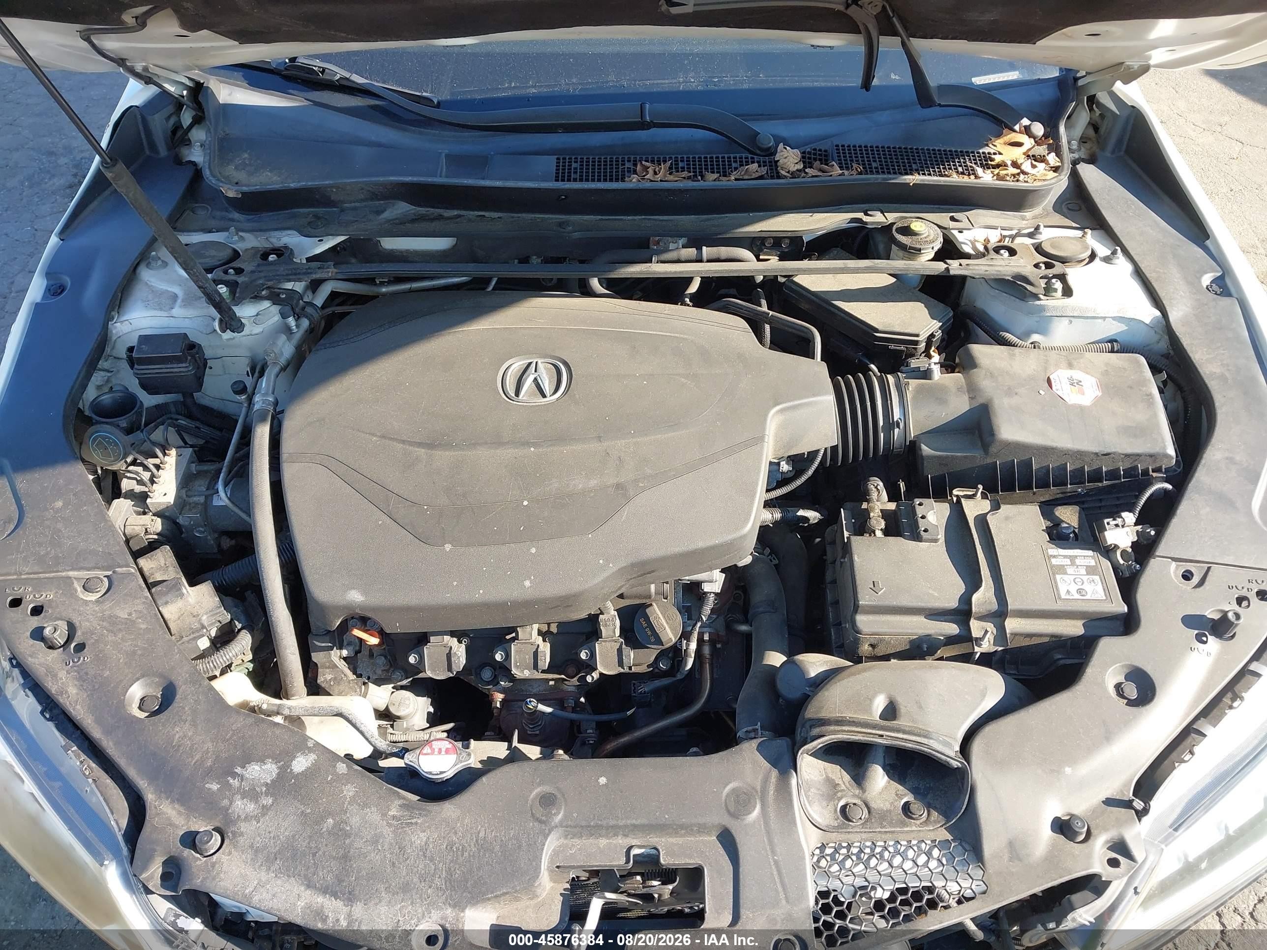 2015 Acura Tlx V6 Tech White vin: 19UUB2F53FA001920