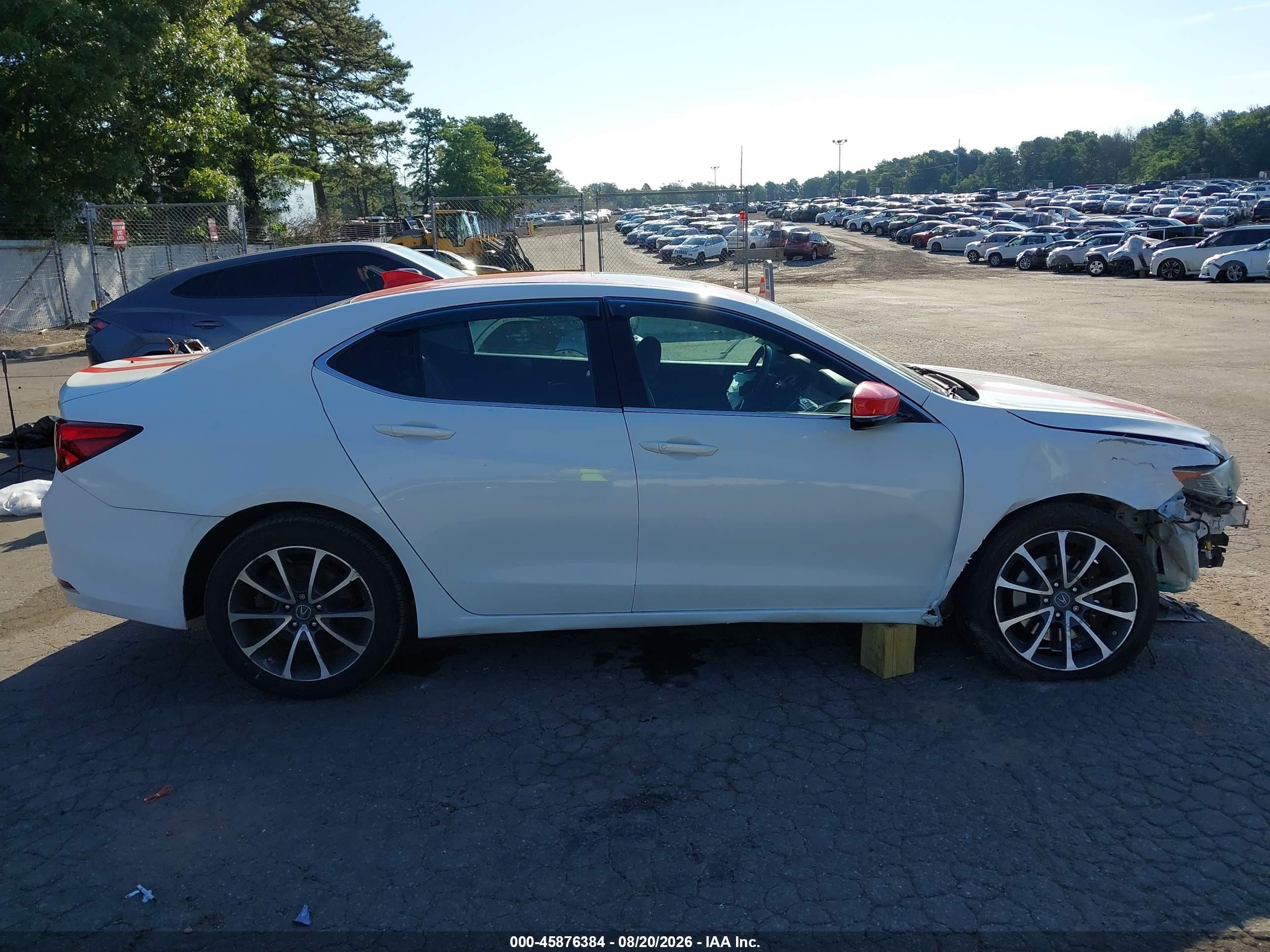 2015 Acura Tlx V6 Tech White vin: 19UUB2F53FA001920