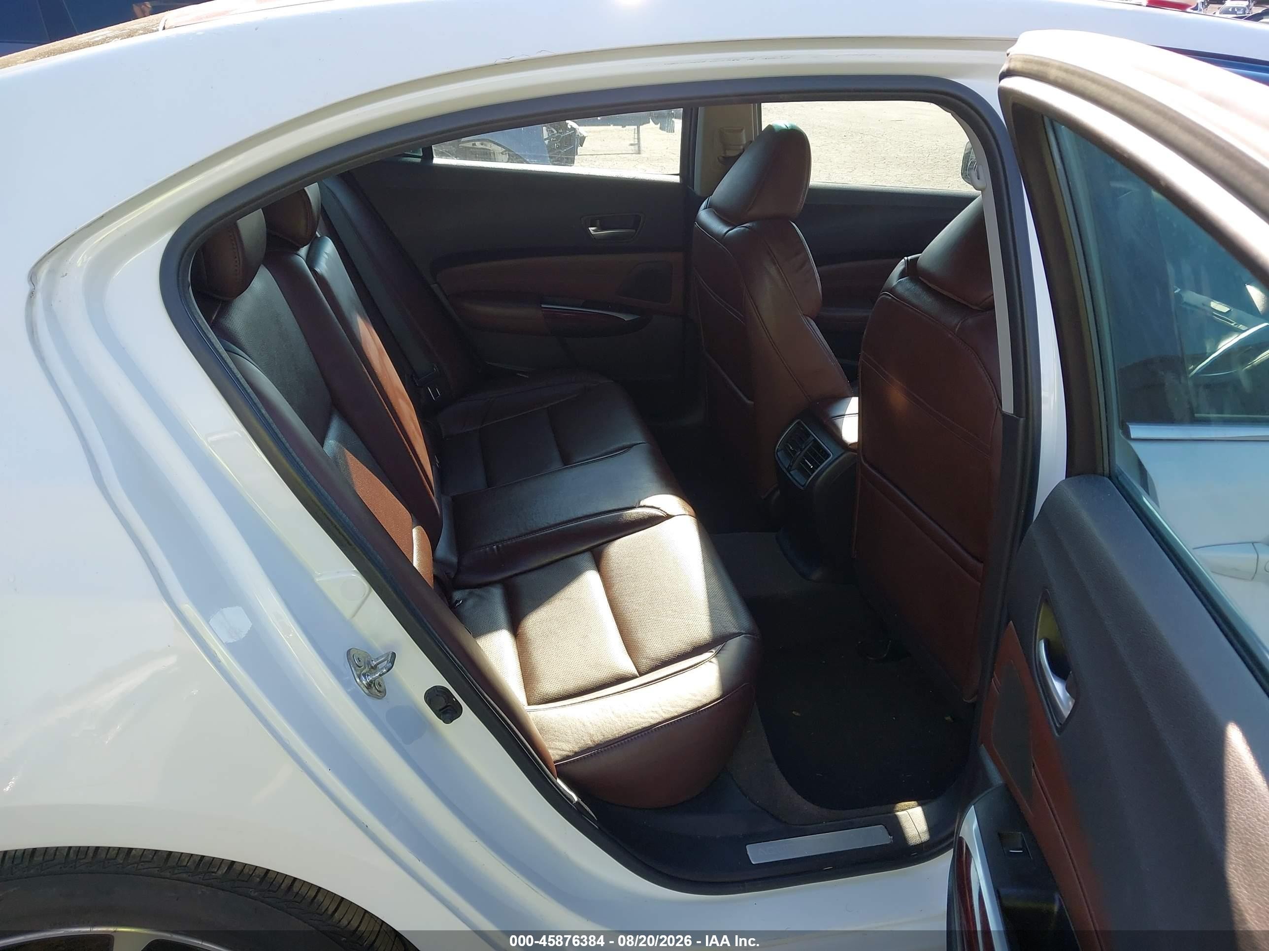 2015 Acura Tlx V6 Tech White vin: 19UUB2F53FA001920